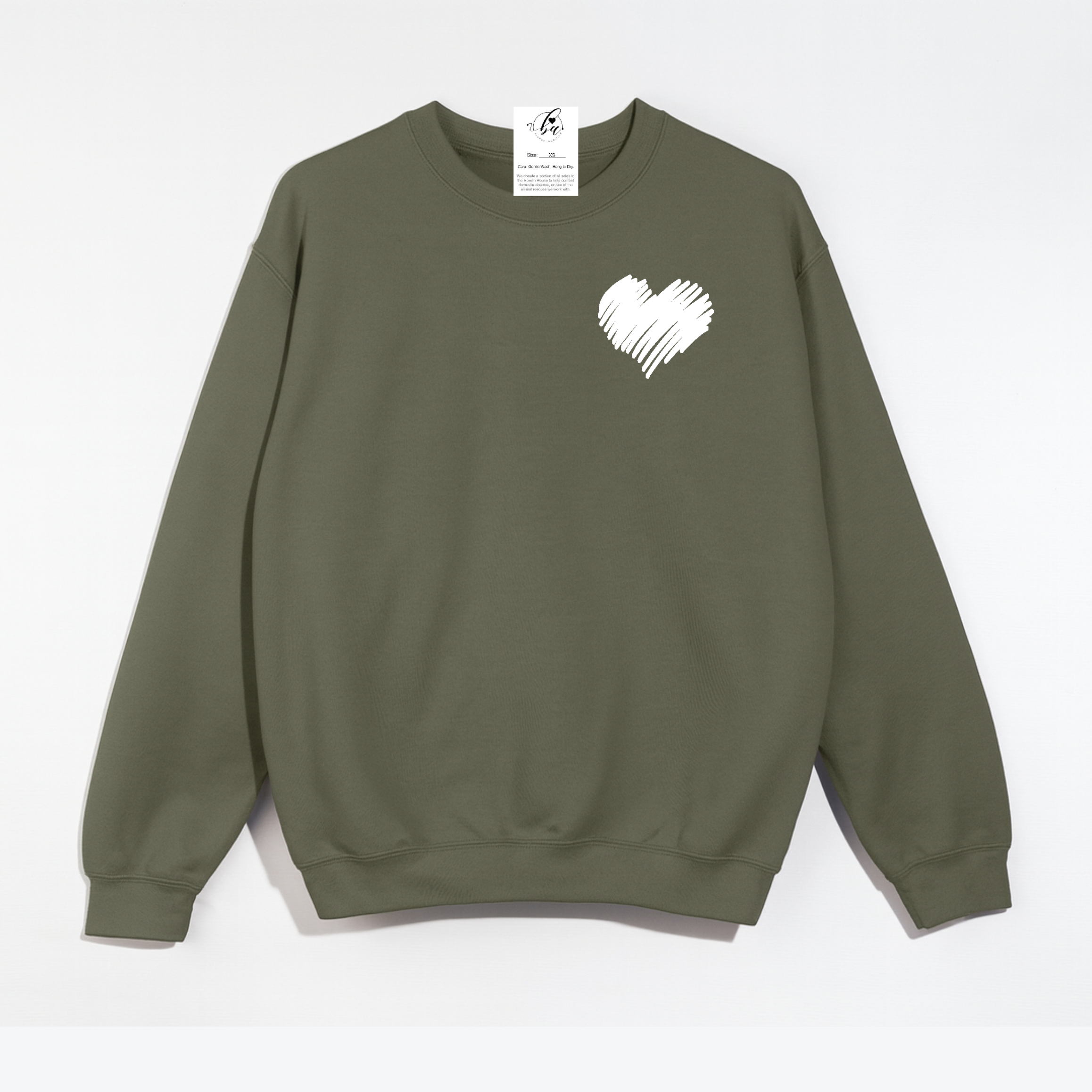 Kind Hearted Cozy Crew Neck Sweater