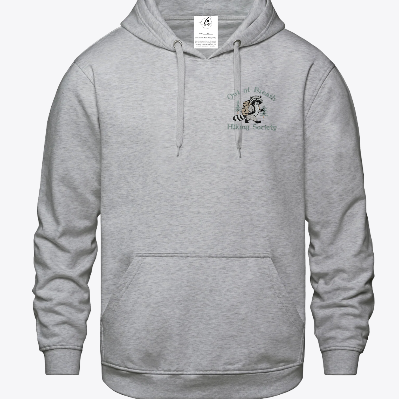 Out of Breath Hiking Society Embroidered Ultra Soft Hoodie