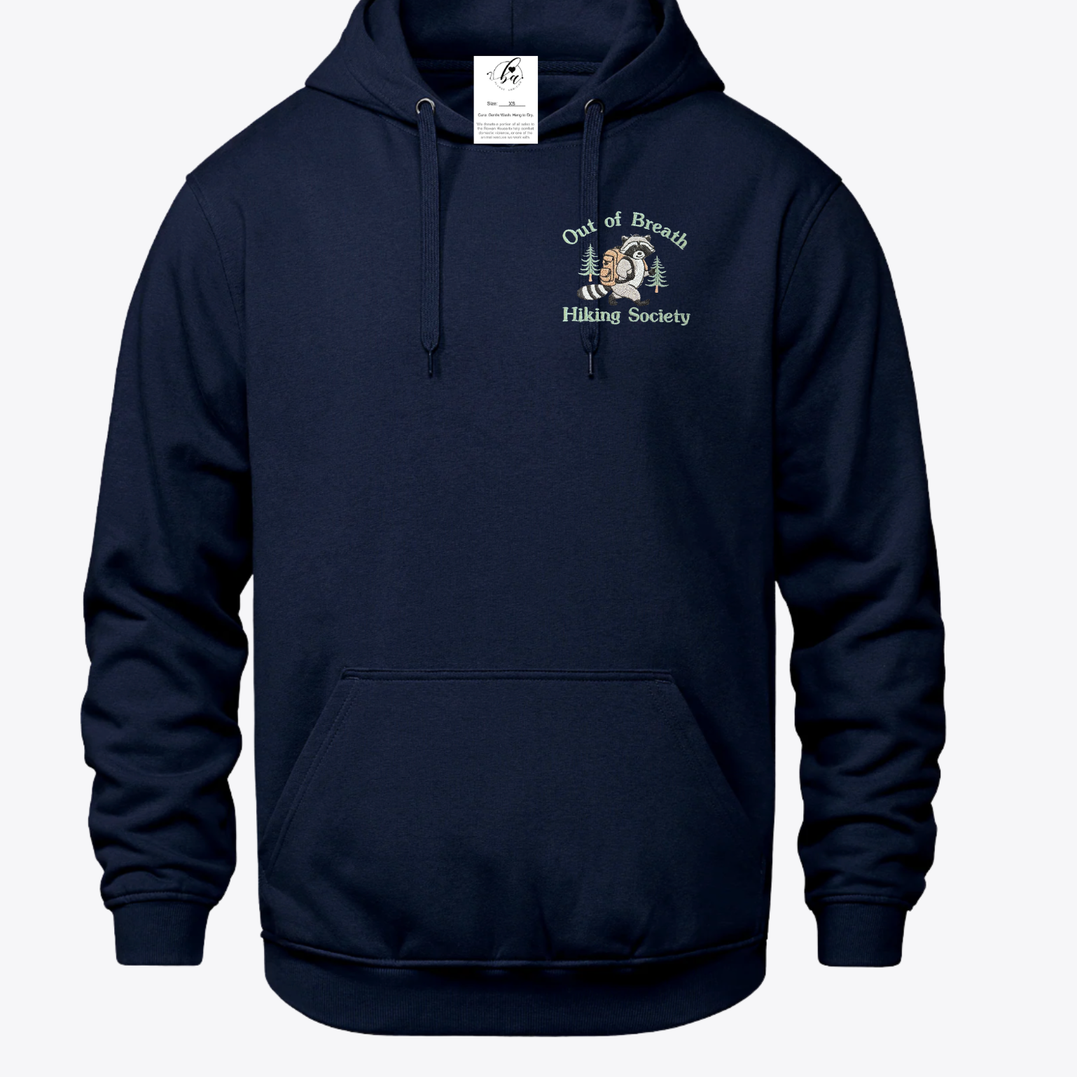 Out of Breath Hiking Society Embroidered Ultra Soft Hoodie