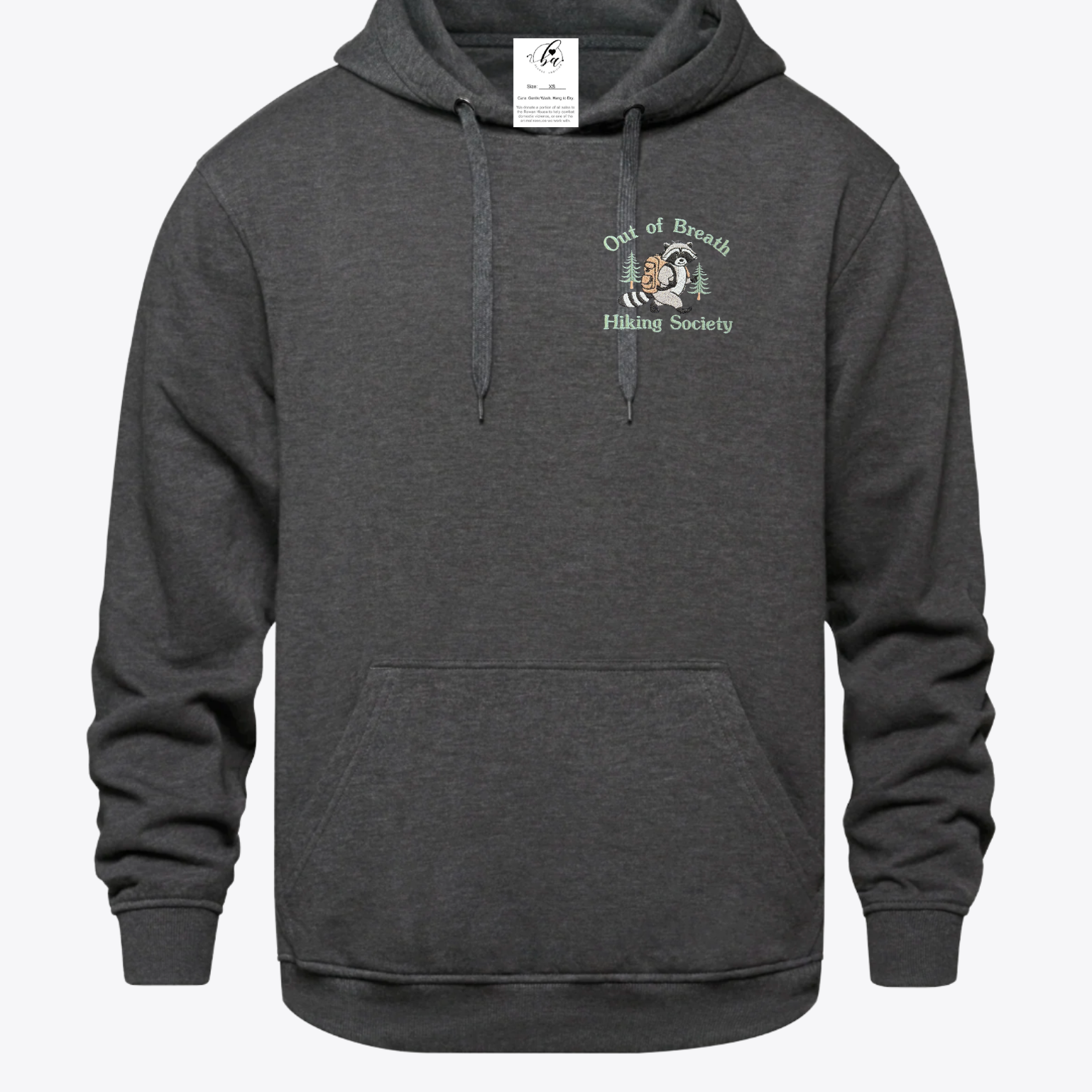 Out of Breath Hiking Society Embroidered Ultra Soft Hoodie