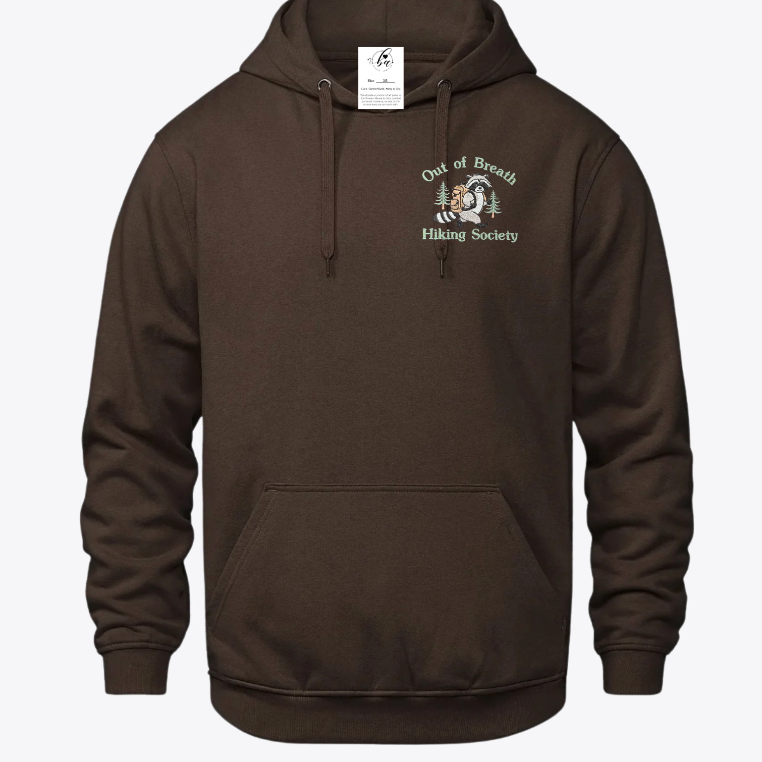 Out of Breath Hiking Society Embroidered Ultra Soft Hoodie
