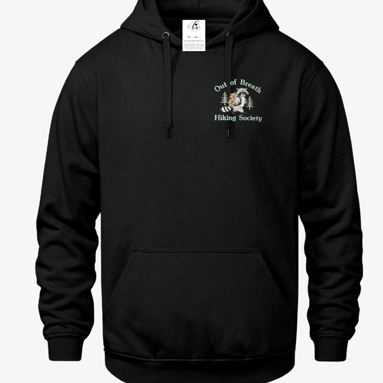Out of Breath Hiking Society Embroidered Ultra Soft Hoodie