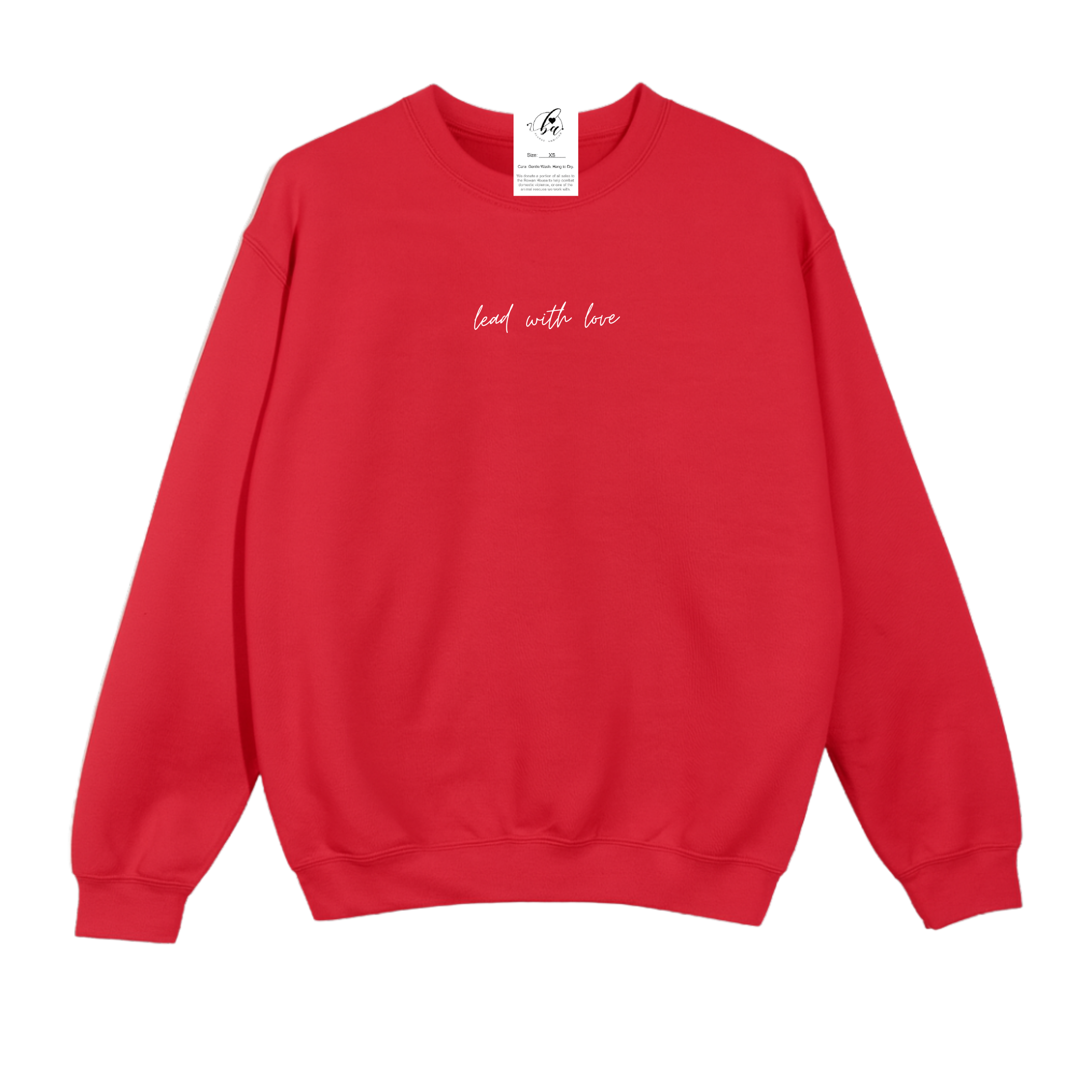 Lead With Love Cozy Crew Neck Sweater