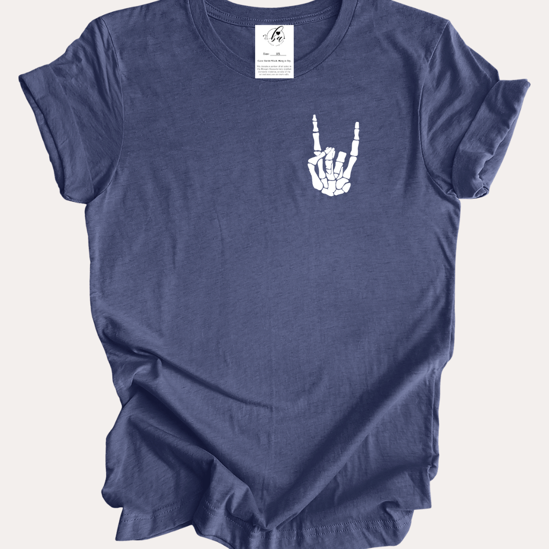 Rock On Skull Hand Tee