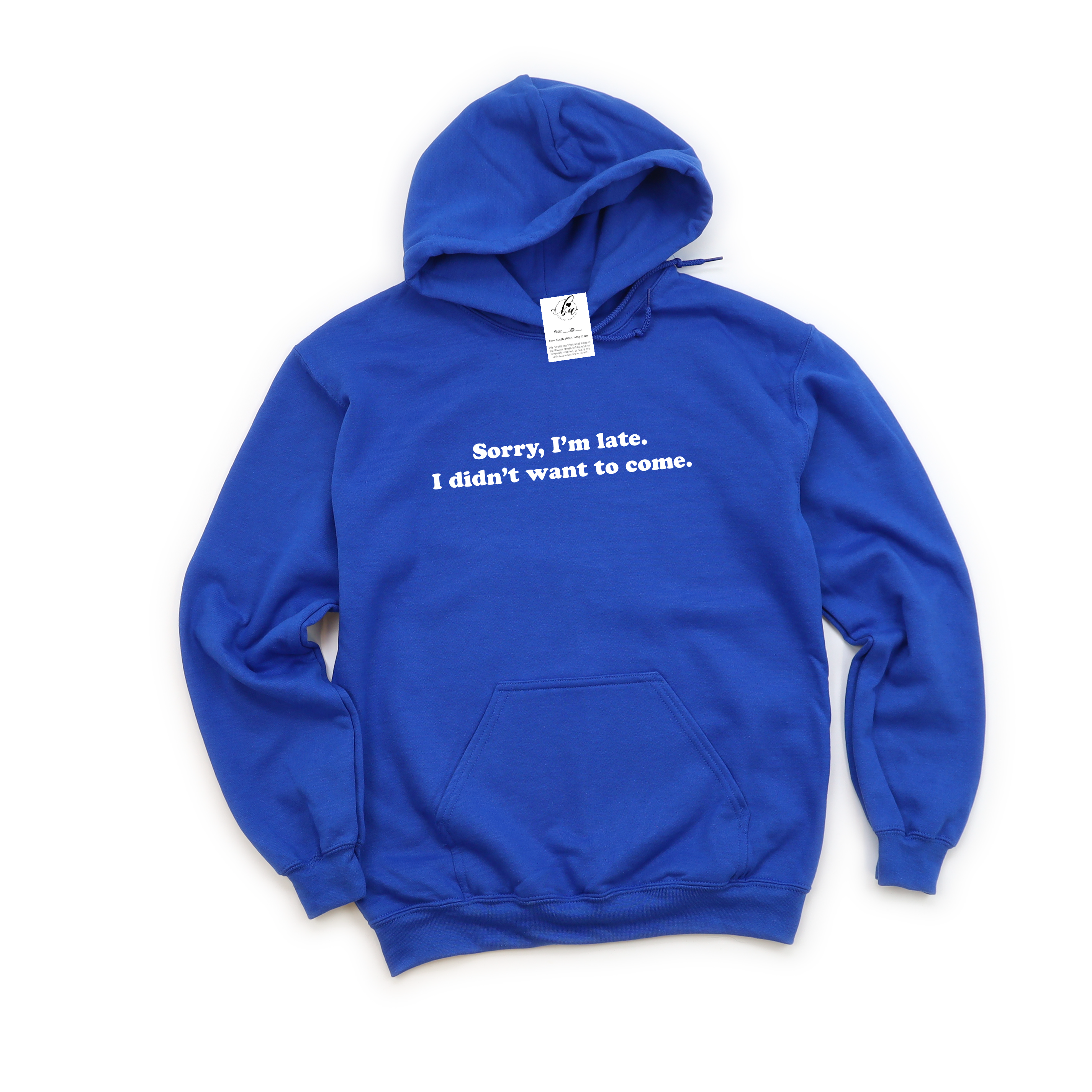 Sorry I'm Late, I Didn't Want to Come Cozy HOODIE