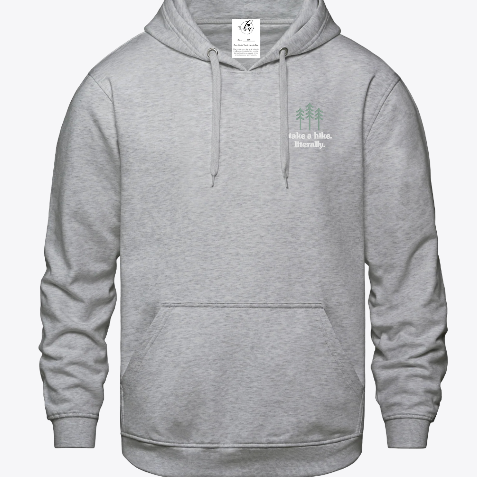 Take a Hike. Literally. Embroidered Ultra Soft Hoodie