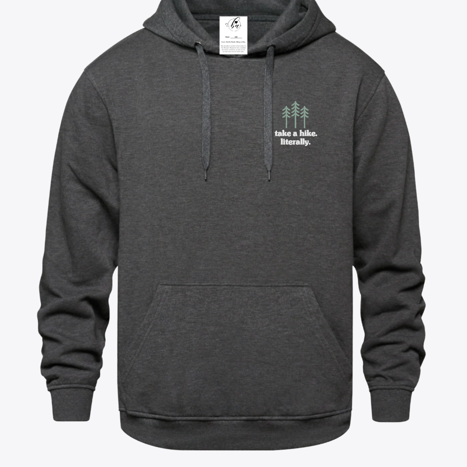 Take a Hike. Literally. Embroidered Ultra Soft Hoodie