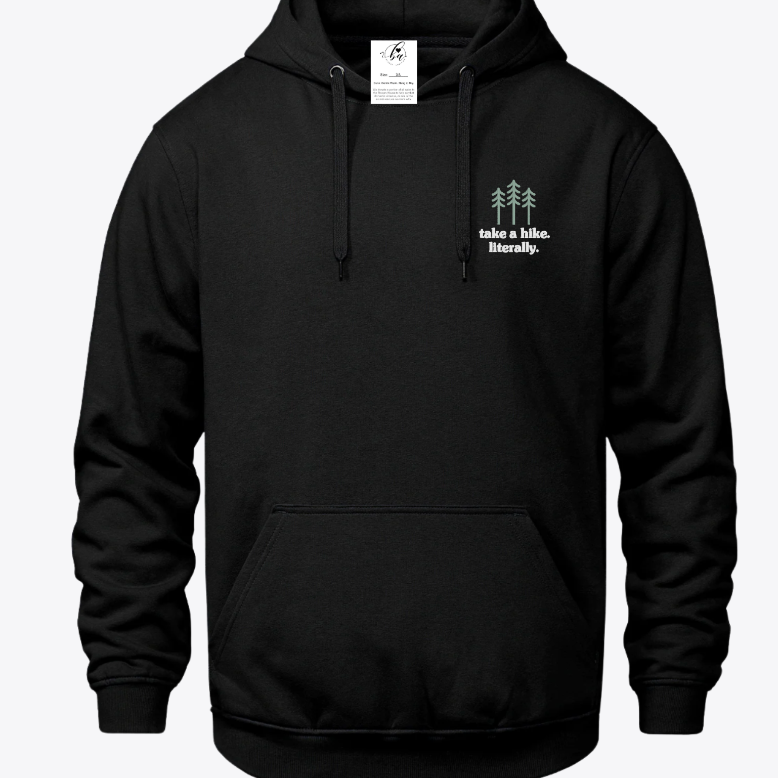 Take a Hike. Literally. Embroidered Ultra Soft Hoodie