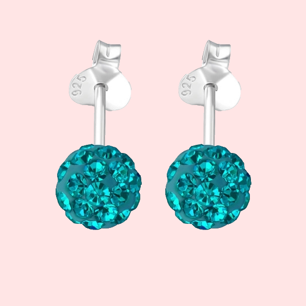 6mm Twinkle Ball Earrings - Sterling Silver