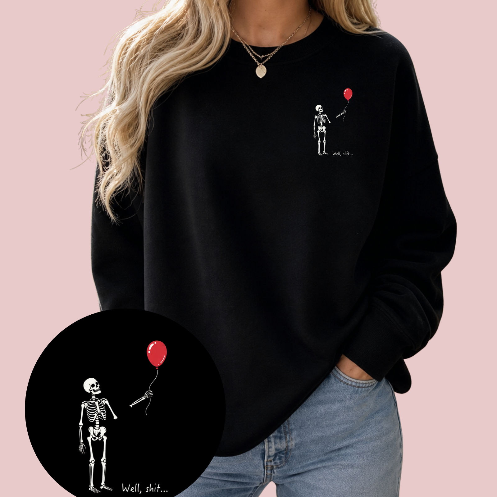 Well, Shit Cozy Crew Neck Sweater
