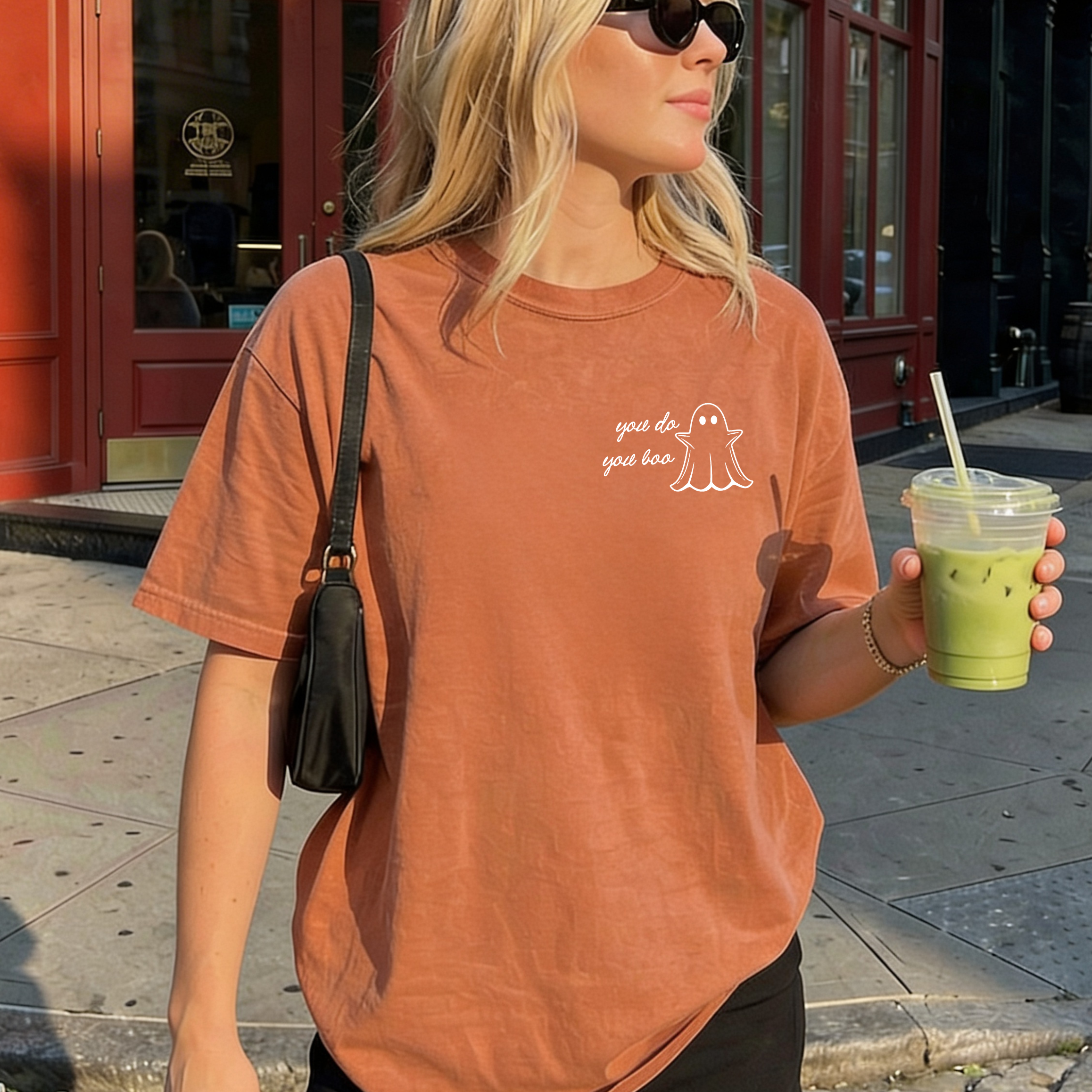 You Do You Boo Heavy Weight Tee (Boxier Tee)