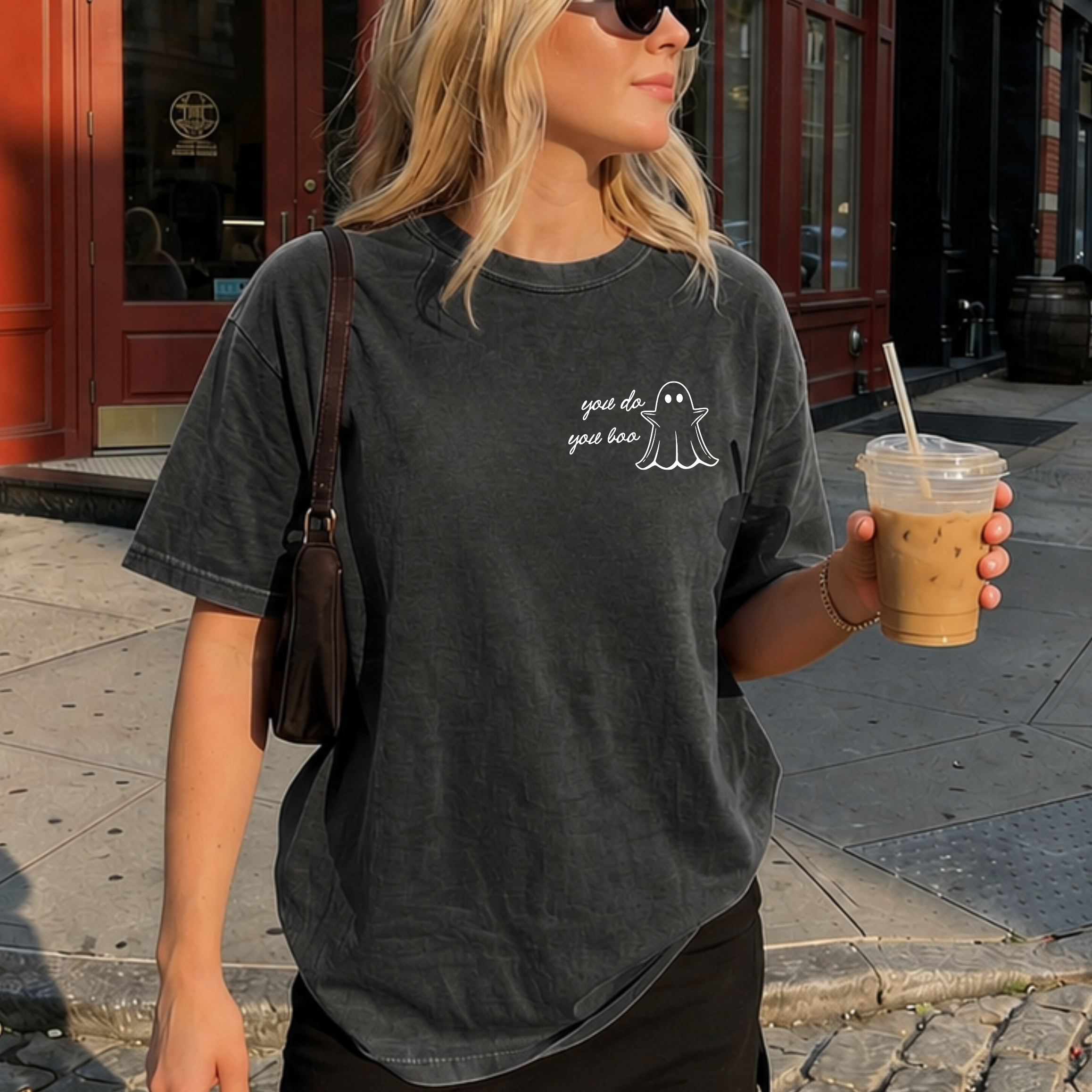 You Do You Boo Heavy Weight Tee (Boxier Tee)