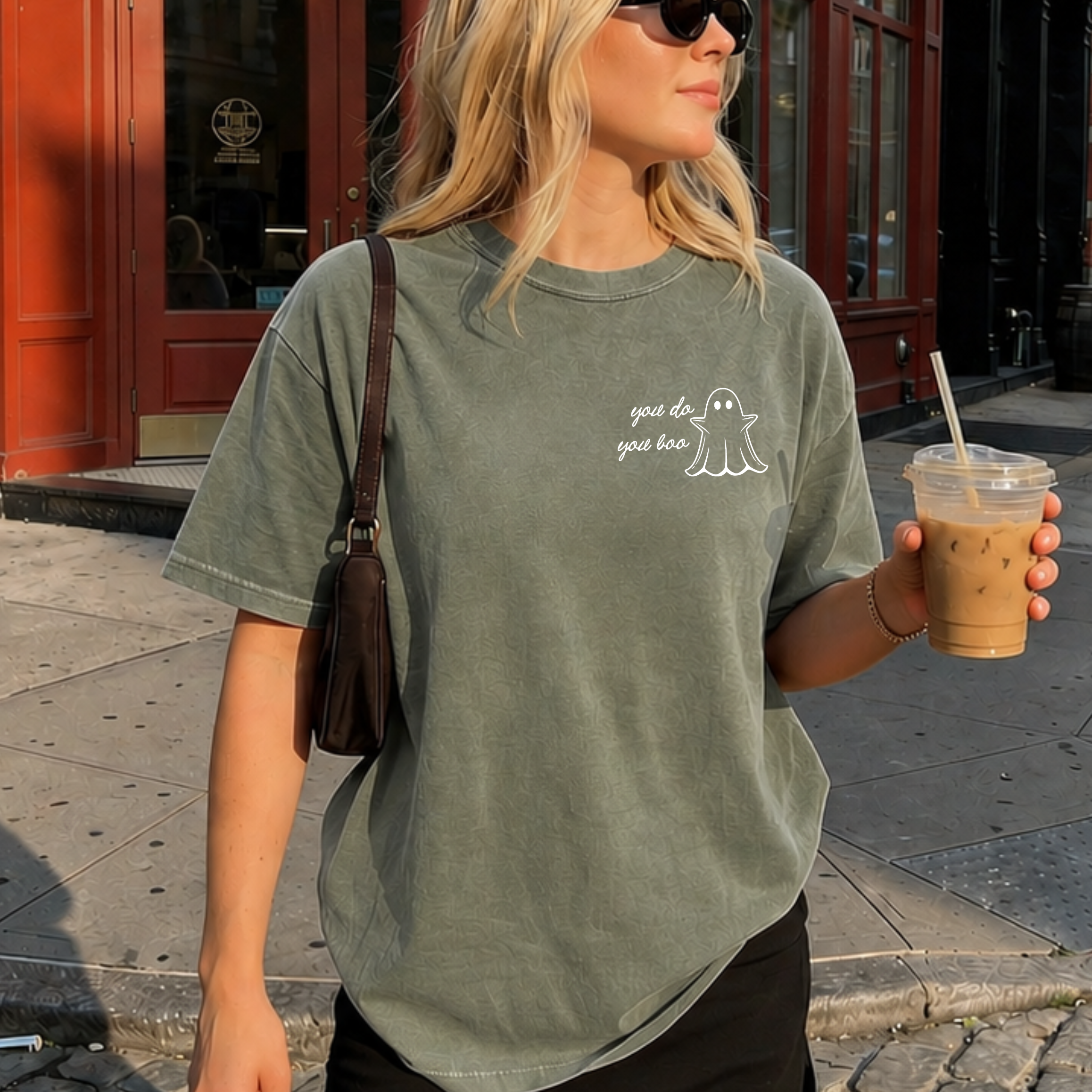 You Do You Boo Heavy Weight Tee (Boxier Tee)