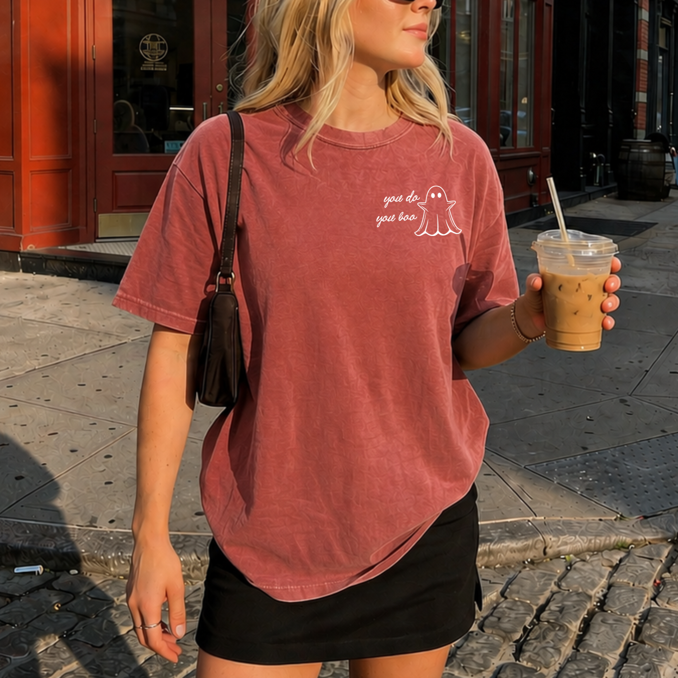 You Do You Boo Heavy Weight Tee (Boxier Tee)