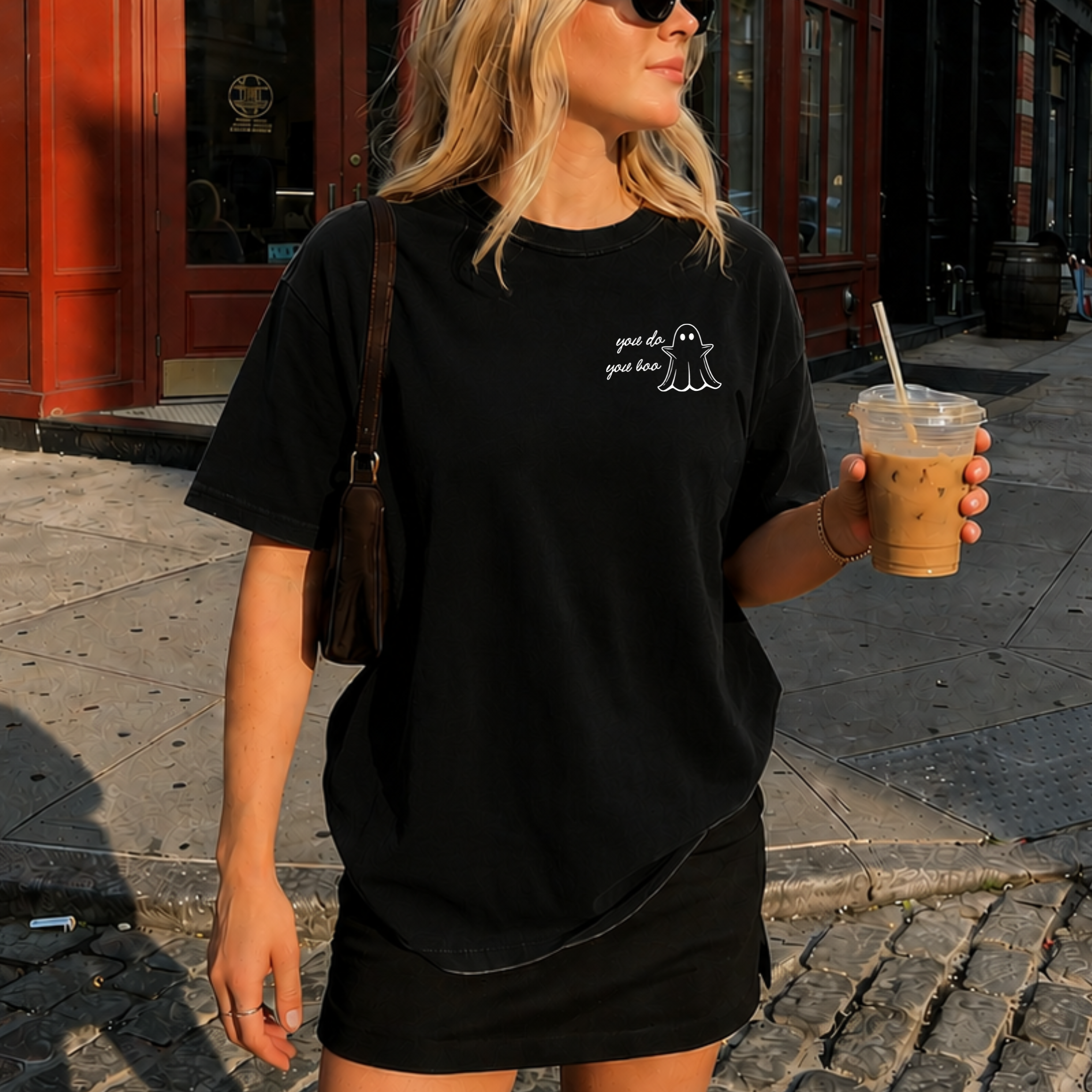 You Do You Boo Heavy Weight Tee (Boxier Tee)