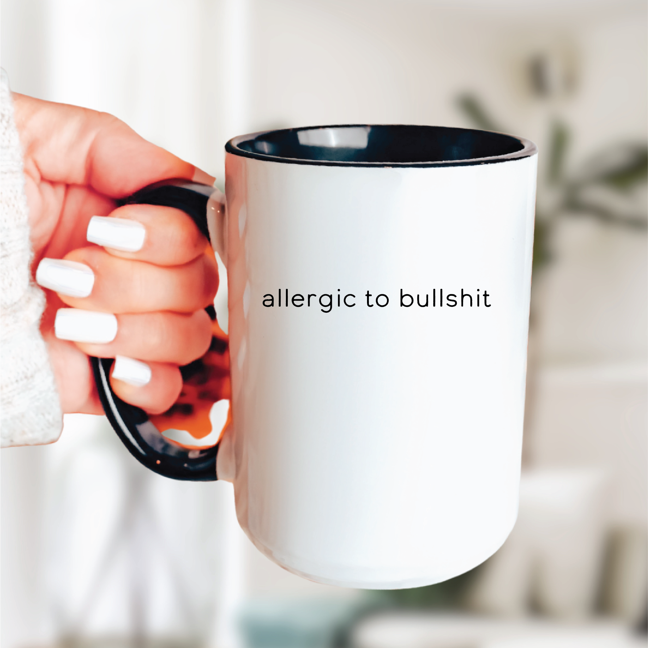 Allergic to Bullsh*t 15oz Mug