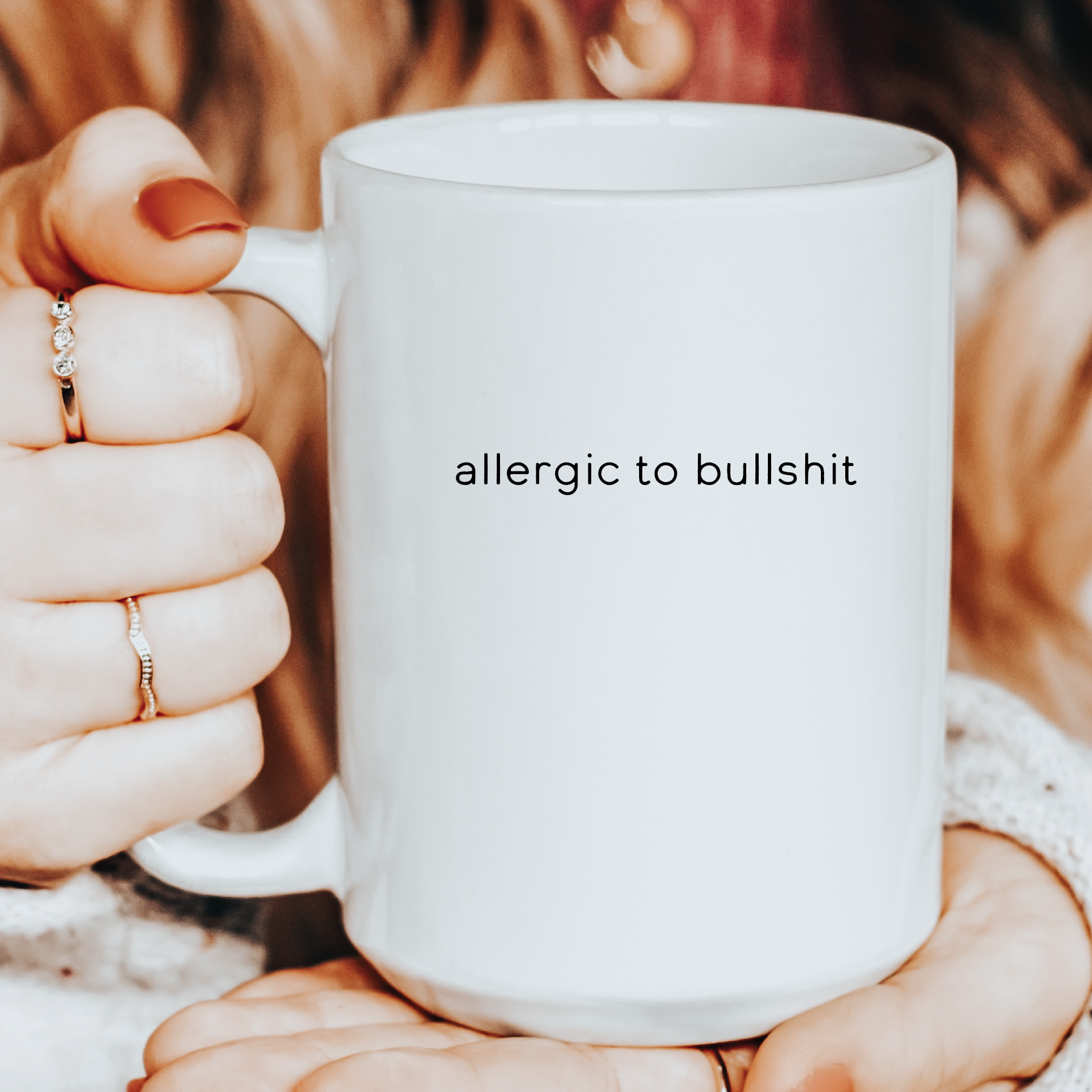 Allergic to Bullsh*t 15oz Mug