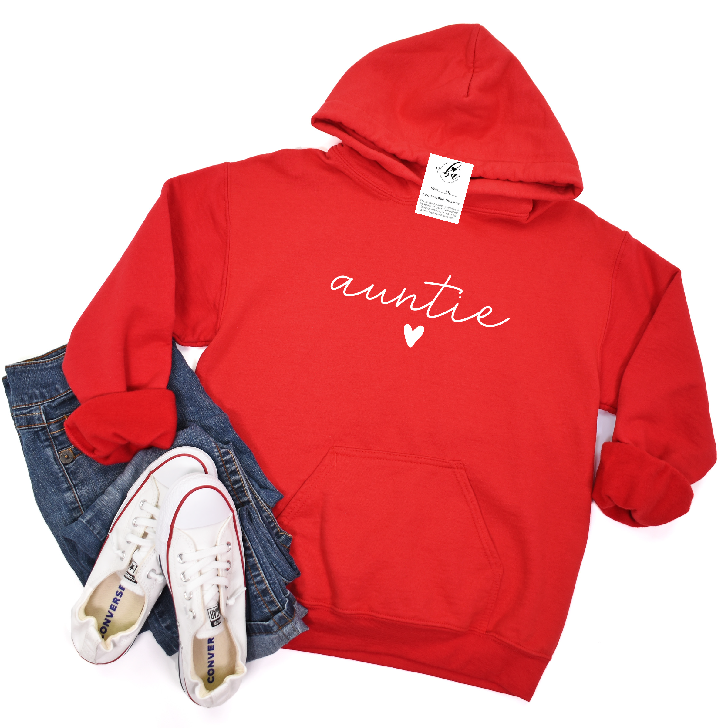 auntie ❤️ {Script} Cozy HOODIE