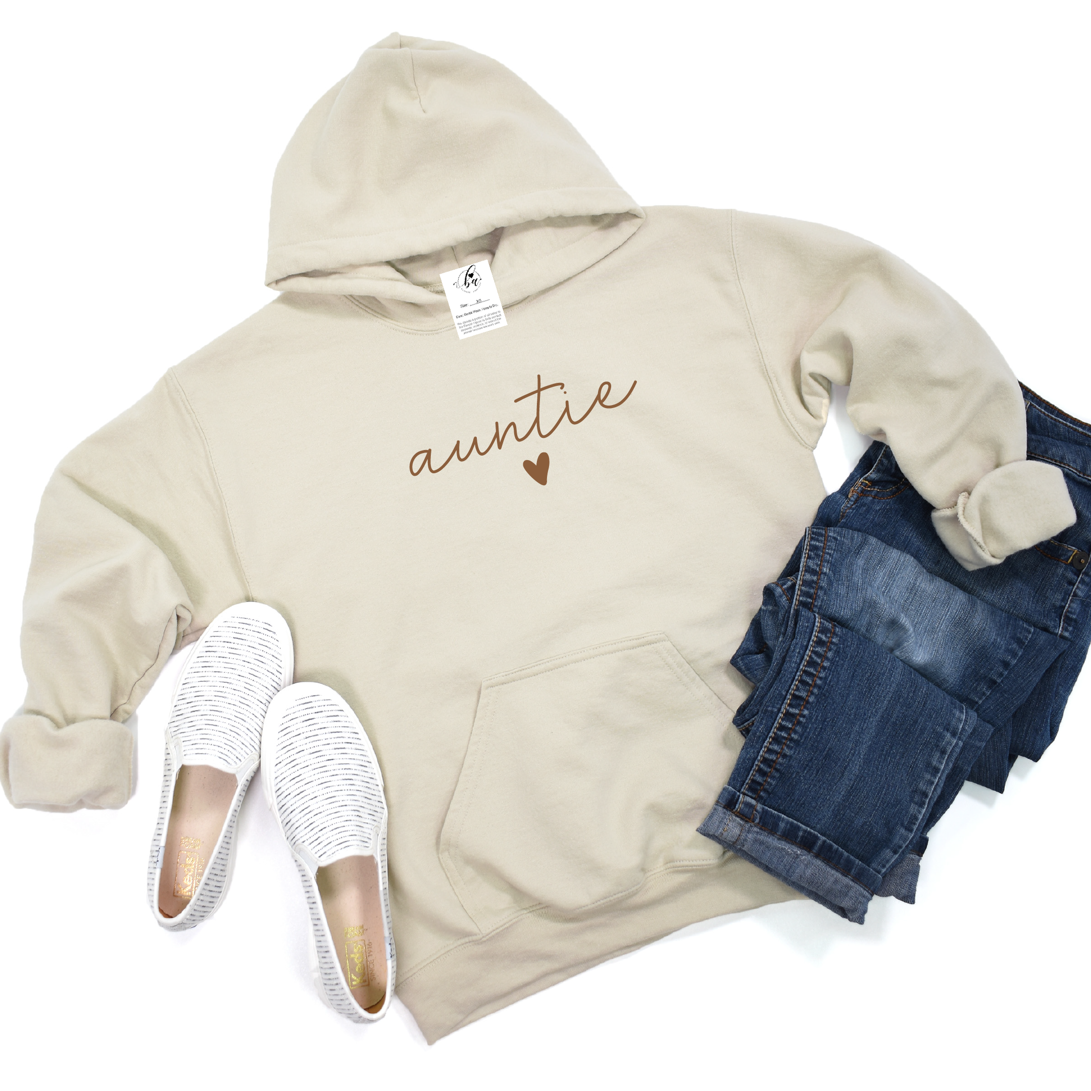 auntie ❤️ {Script} Cozy HOODIE