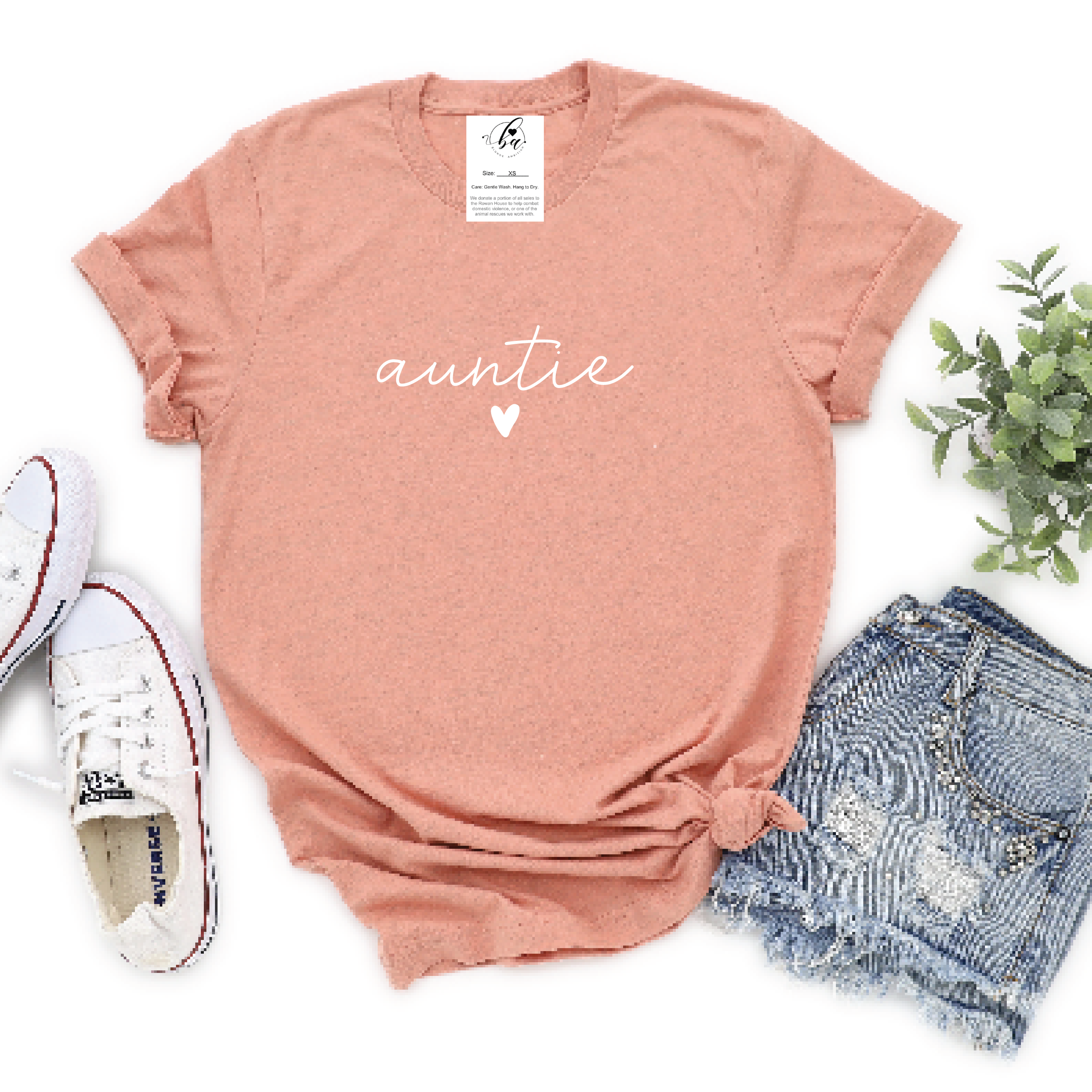 auntie ❤️ {Script} Tee