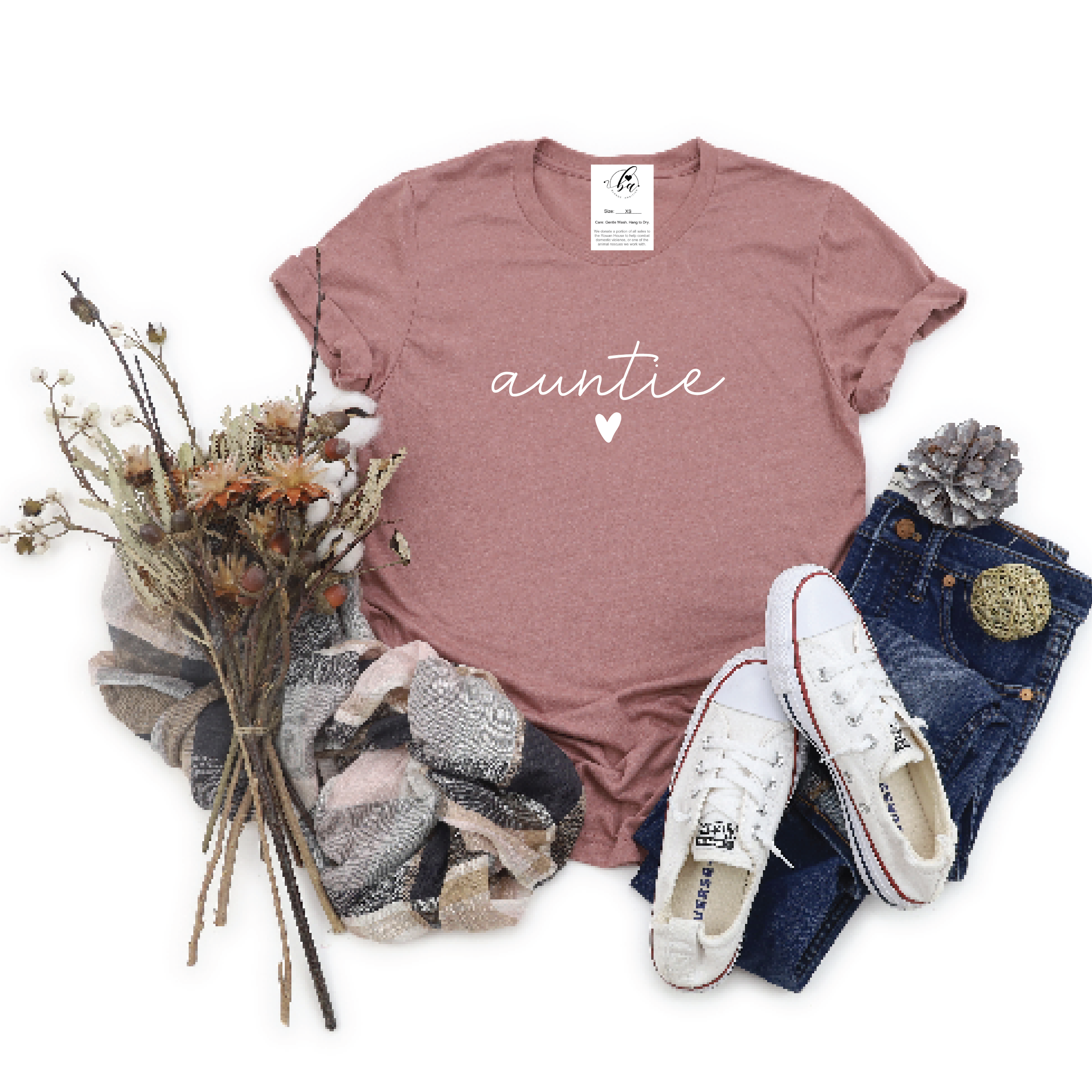 auntie ❤️ {Script} Tee