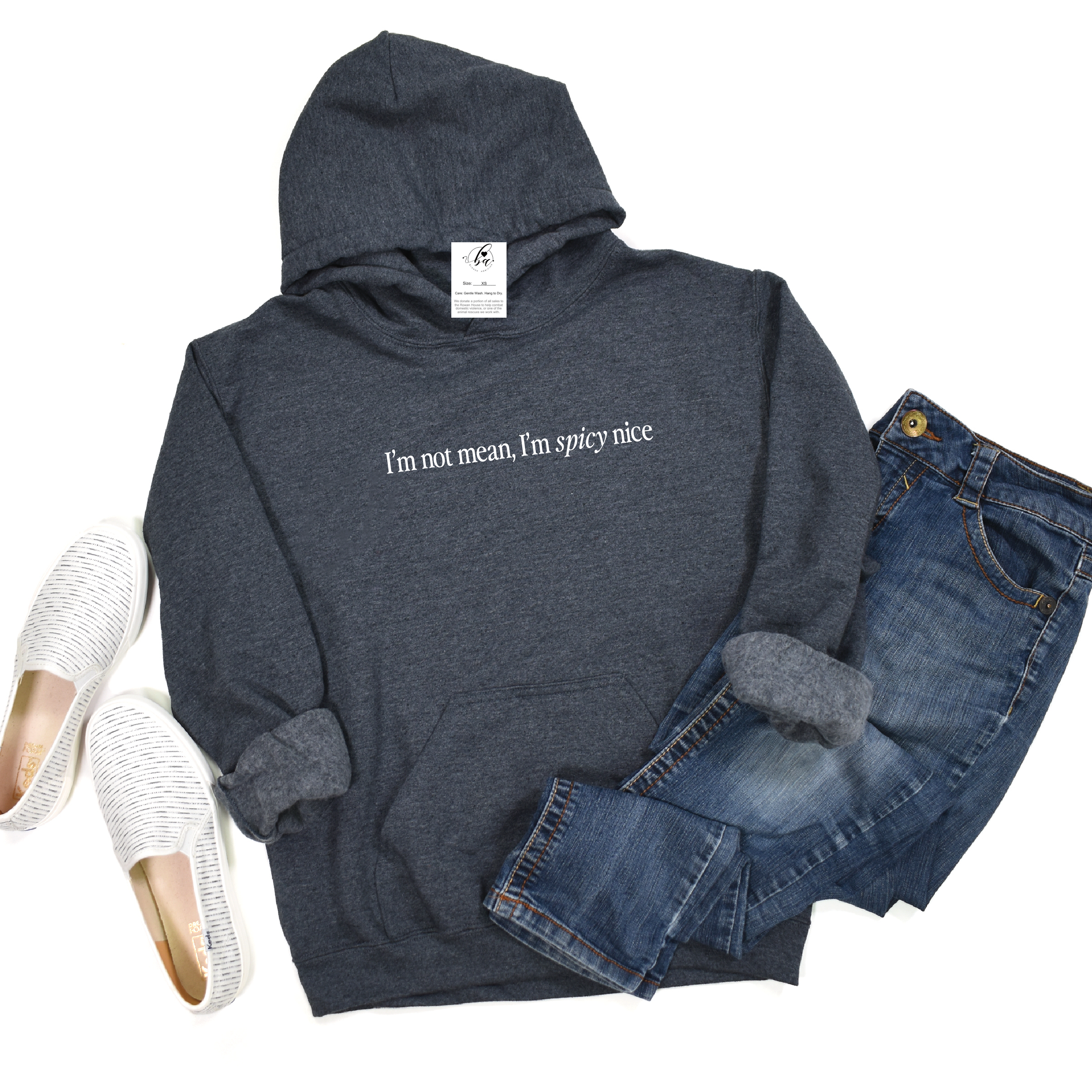 I'm not mean, I'm spicy nice Cozy HOODIE