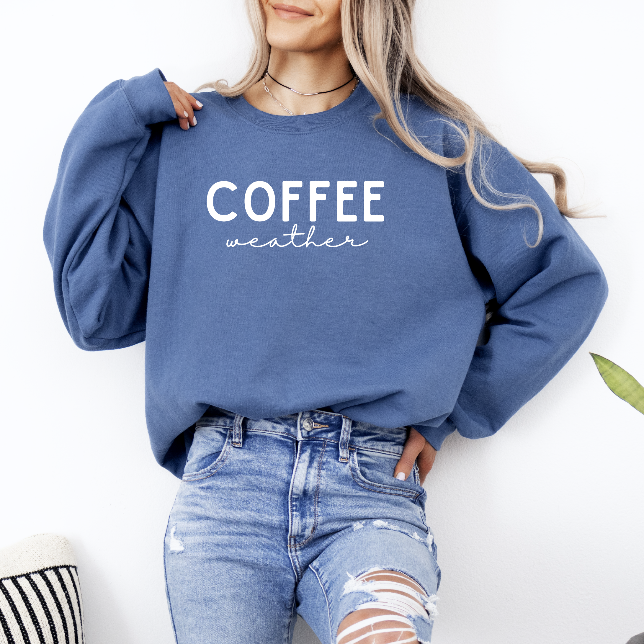 Coffee Weather Classic Crew Neck Sweater