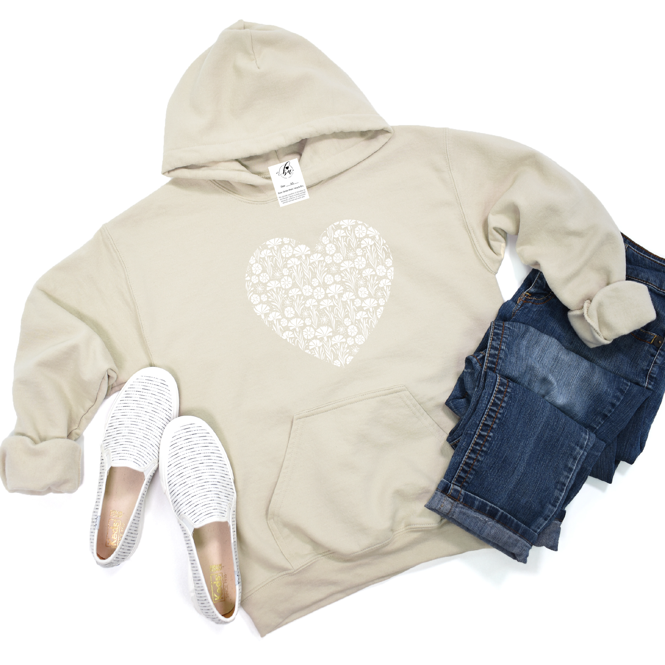 Cornflower Heart Cozy HOODIE