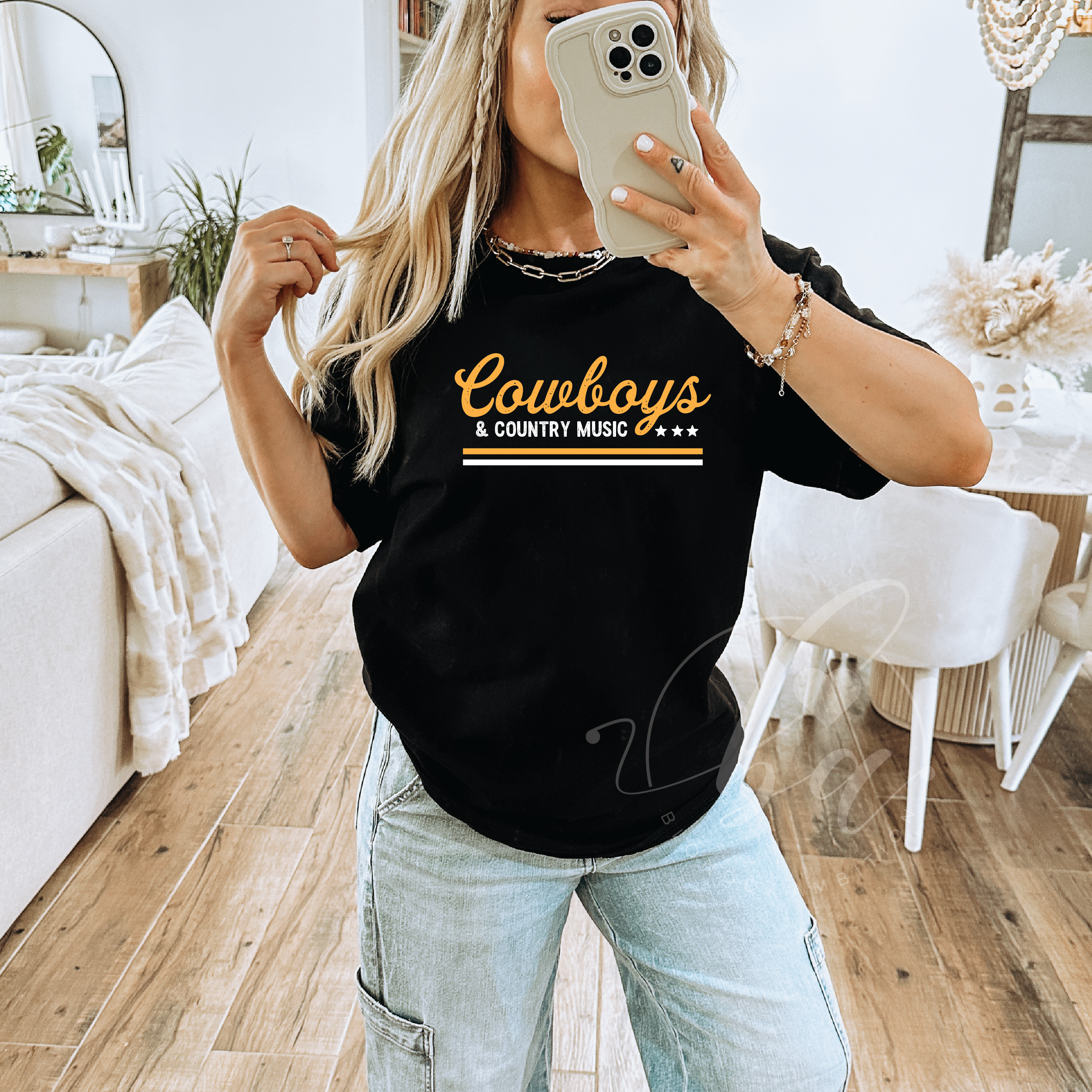 Cowboys & Country Music Tee