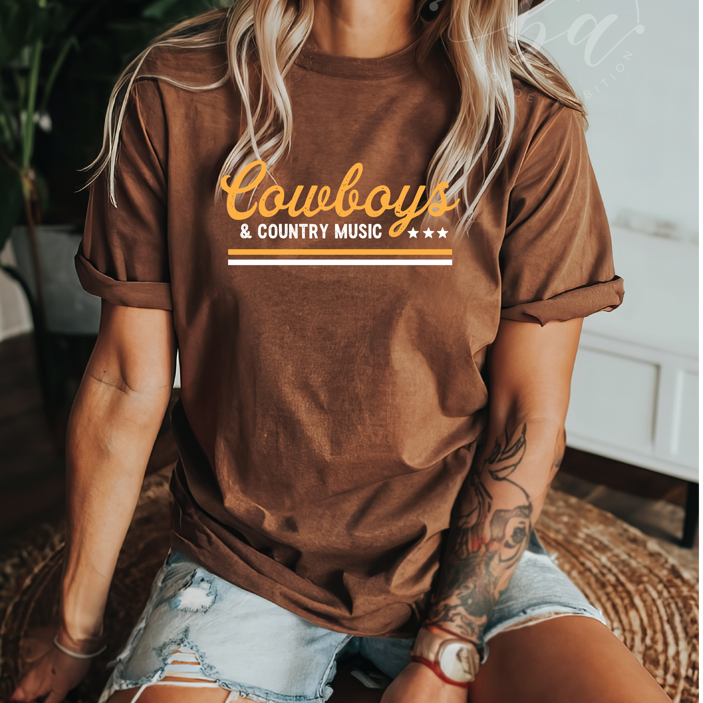 Cowboys & Country Music Tee