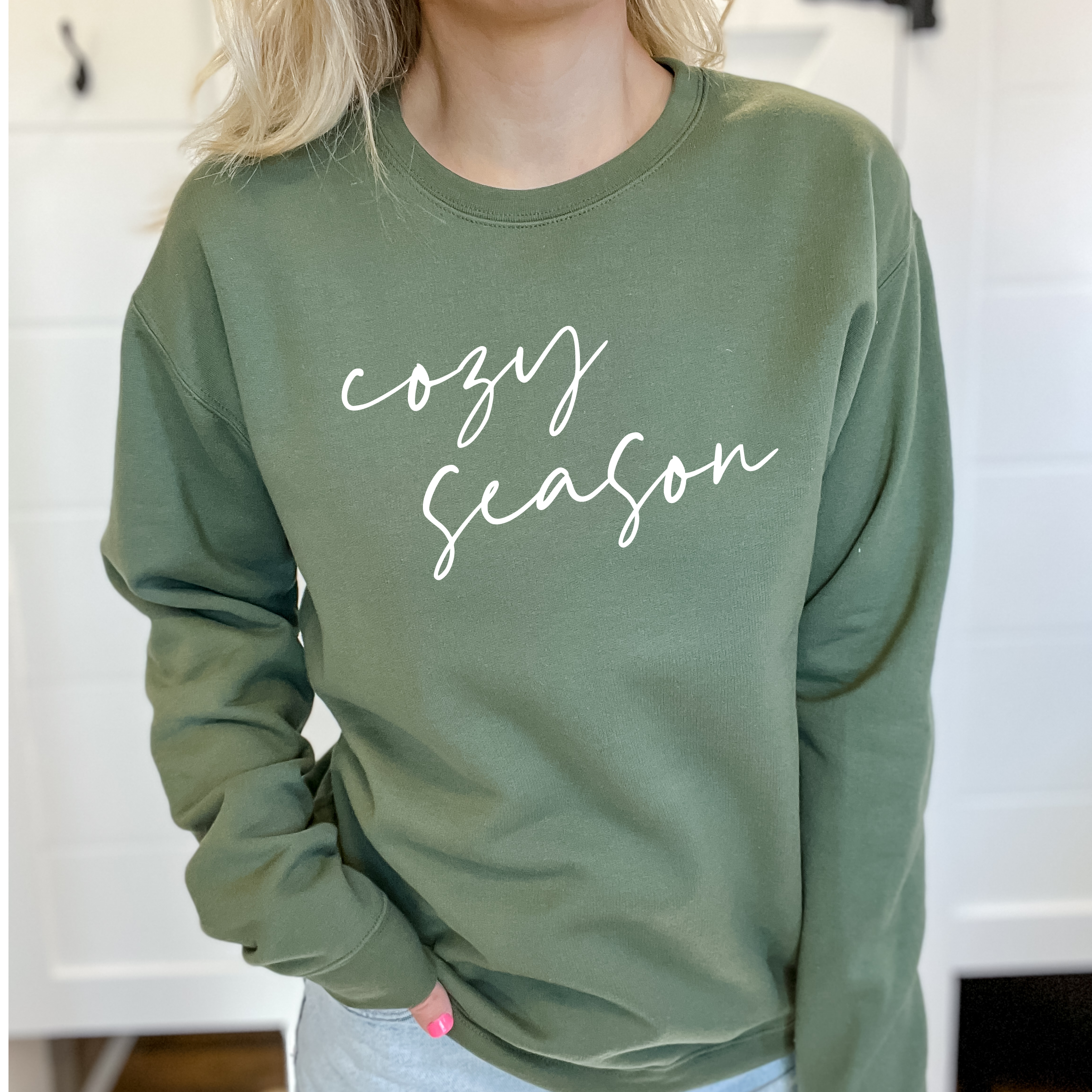 Cozy Season Cozy Crew Neck Sweater