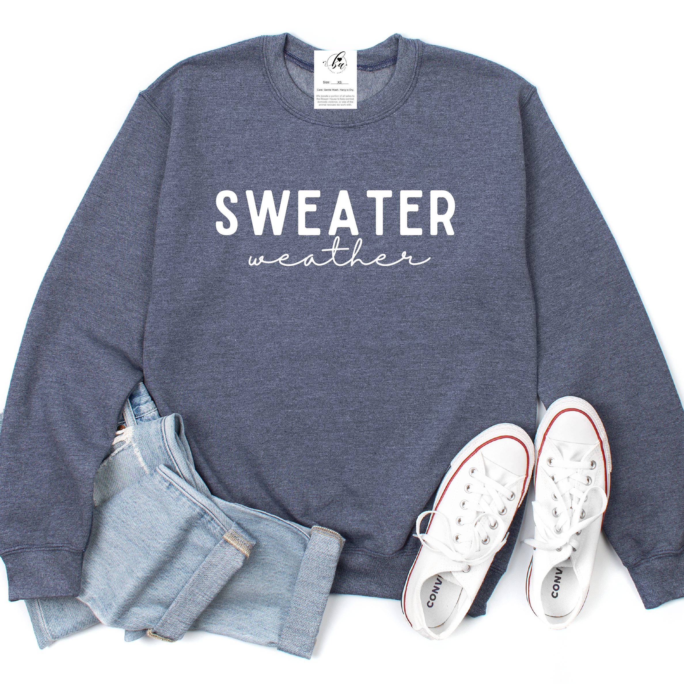 Sweater Weather Cozy Crew Neck Sweater
