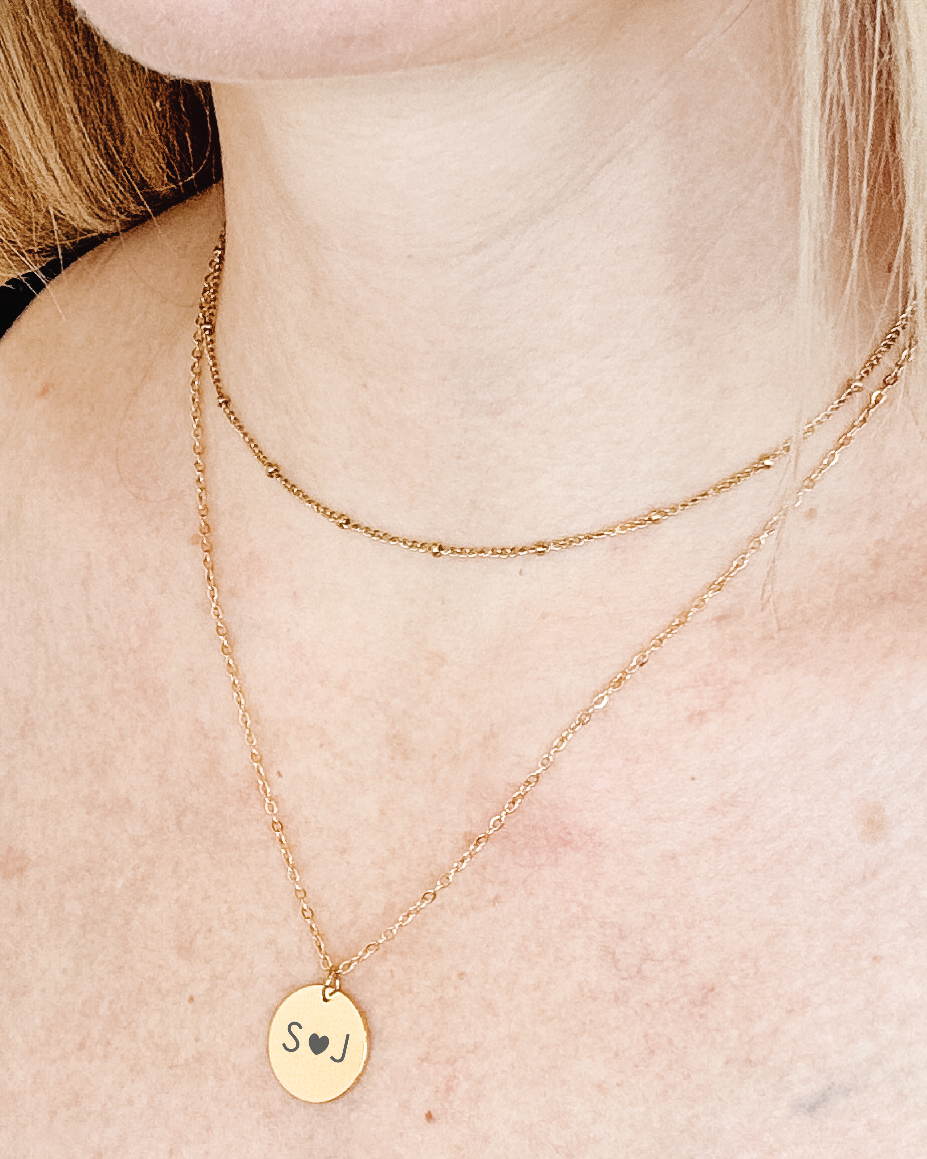 made in cnaada engraved necklace