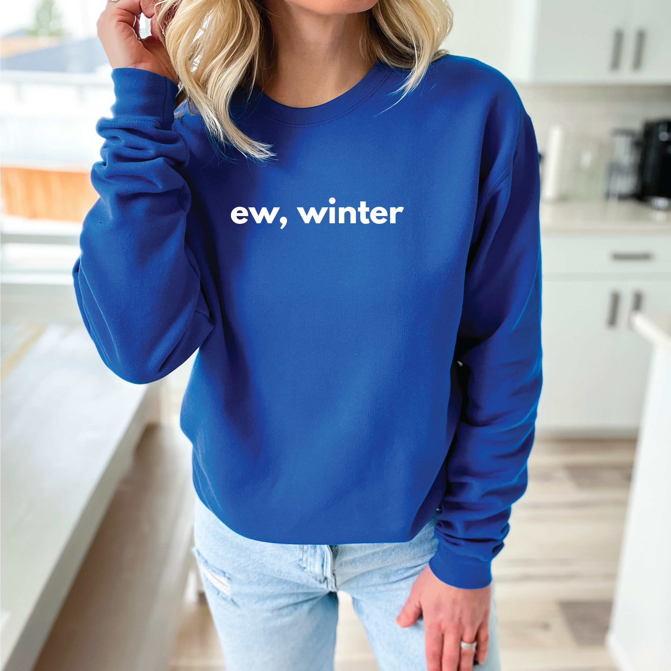 Ew, winter Cozy Crew Neck Sweater