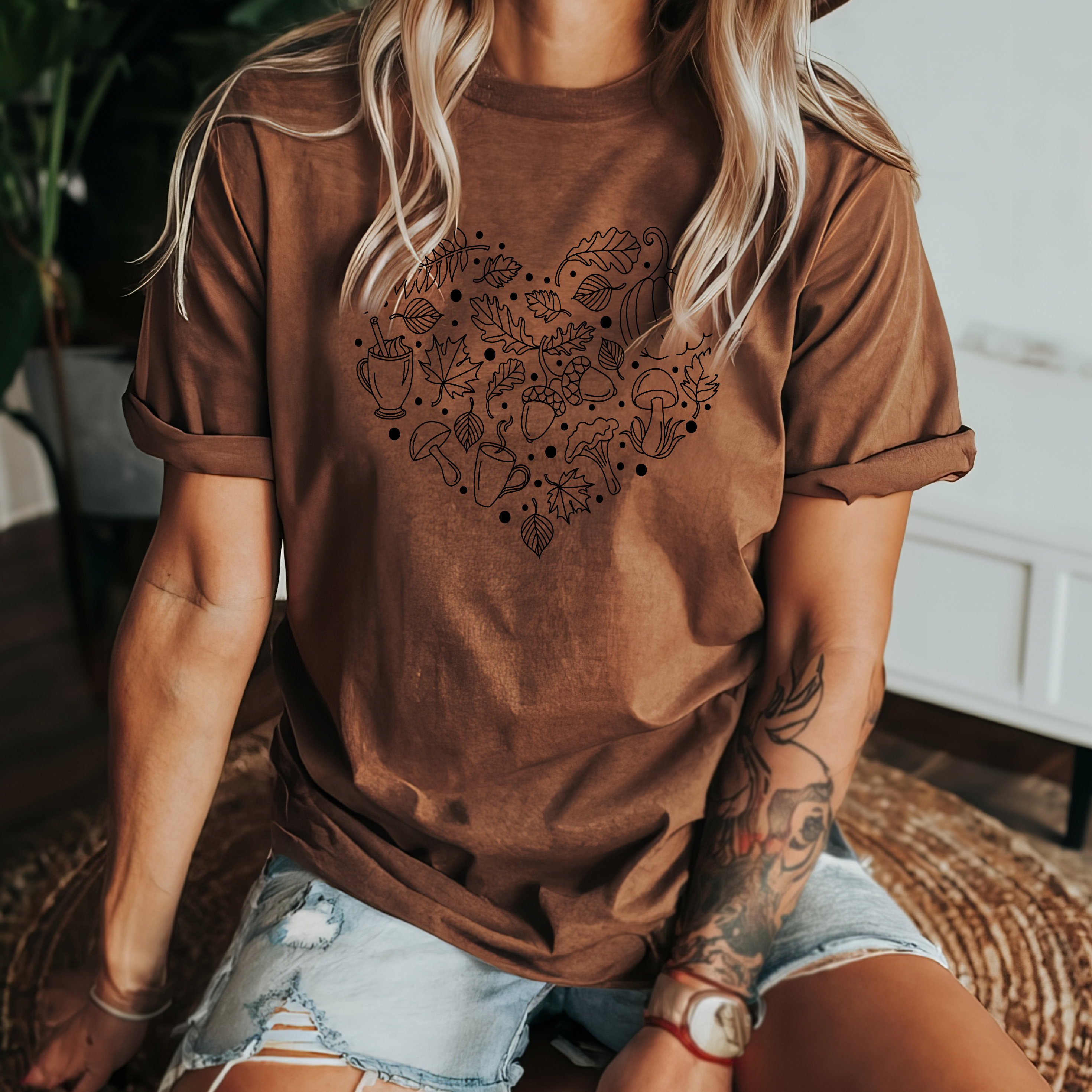 Fall Heart Tee
