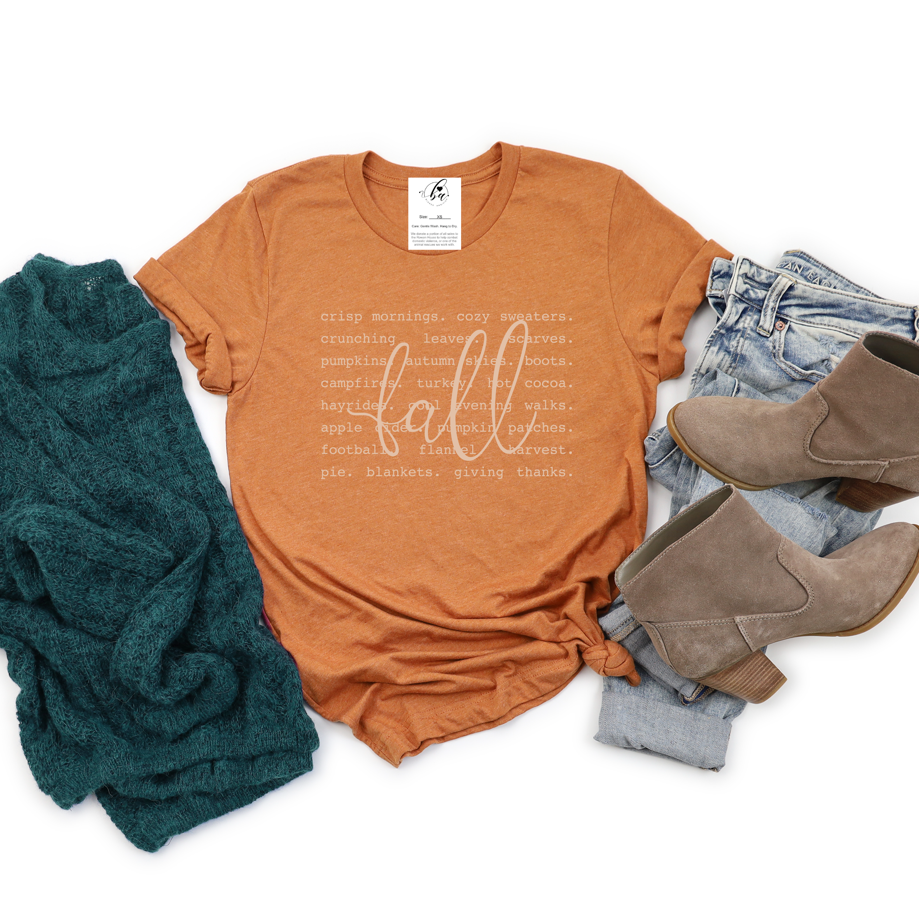 Fall Words Tee