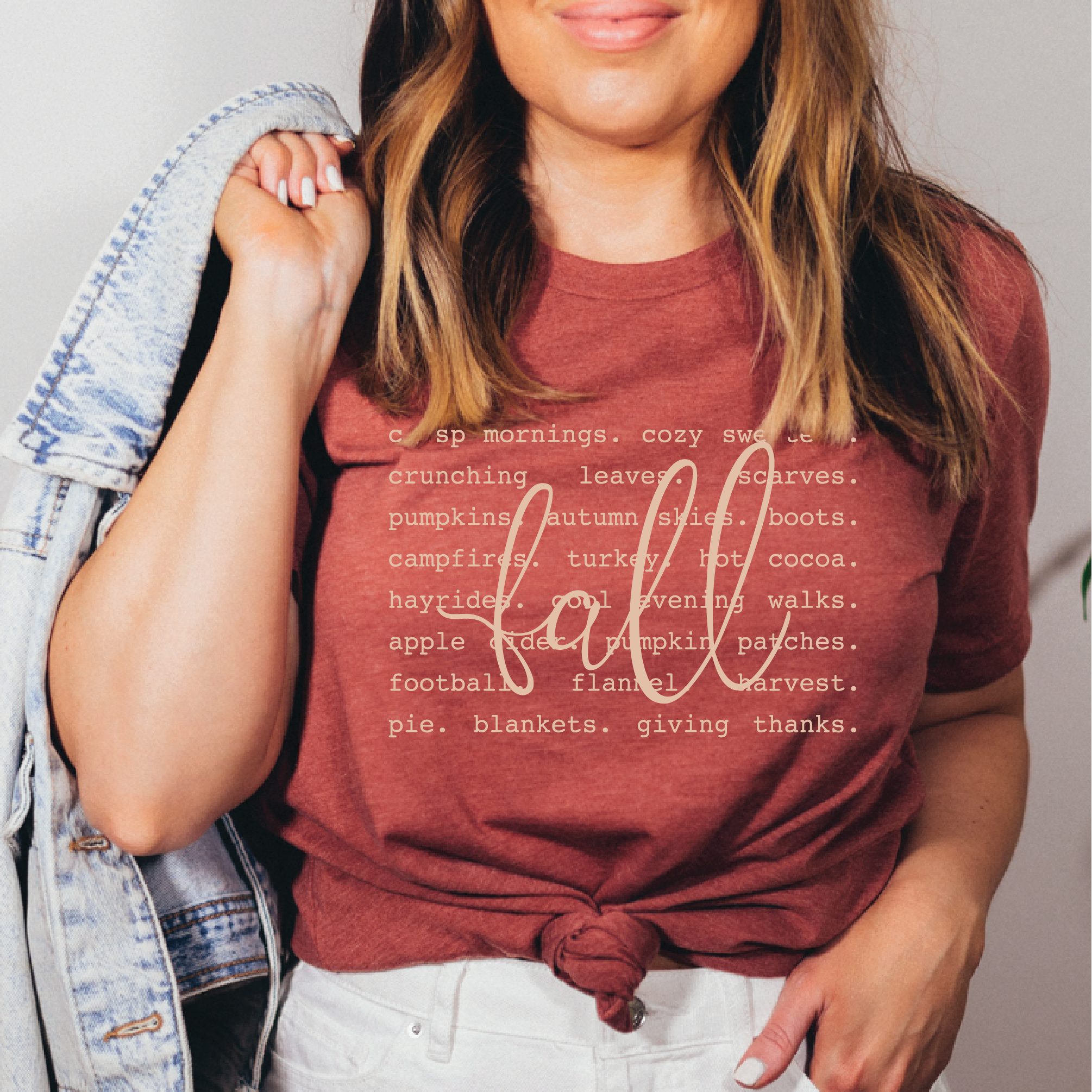 Fall Words Tee