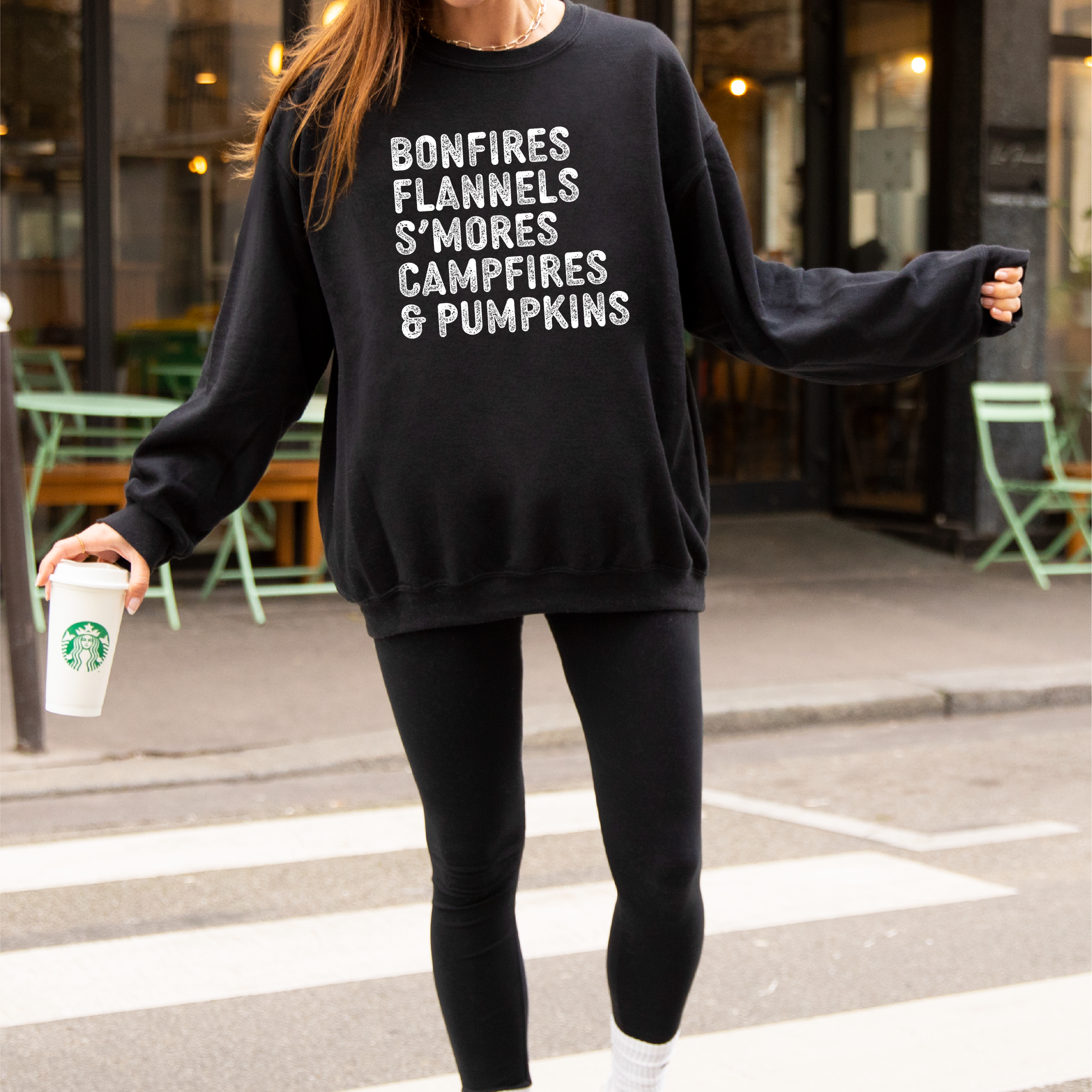Bonfires, Flannels, {Fall} Cozy Crew Neck Sweater