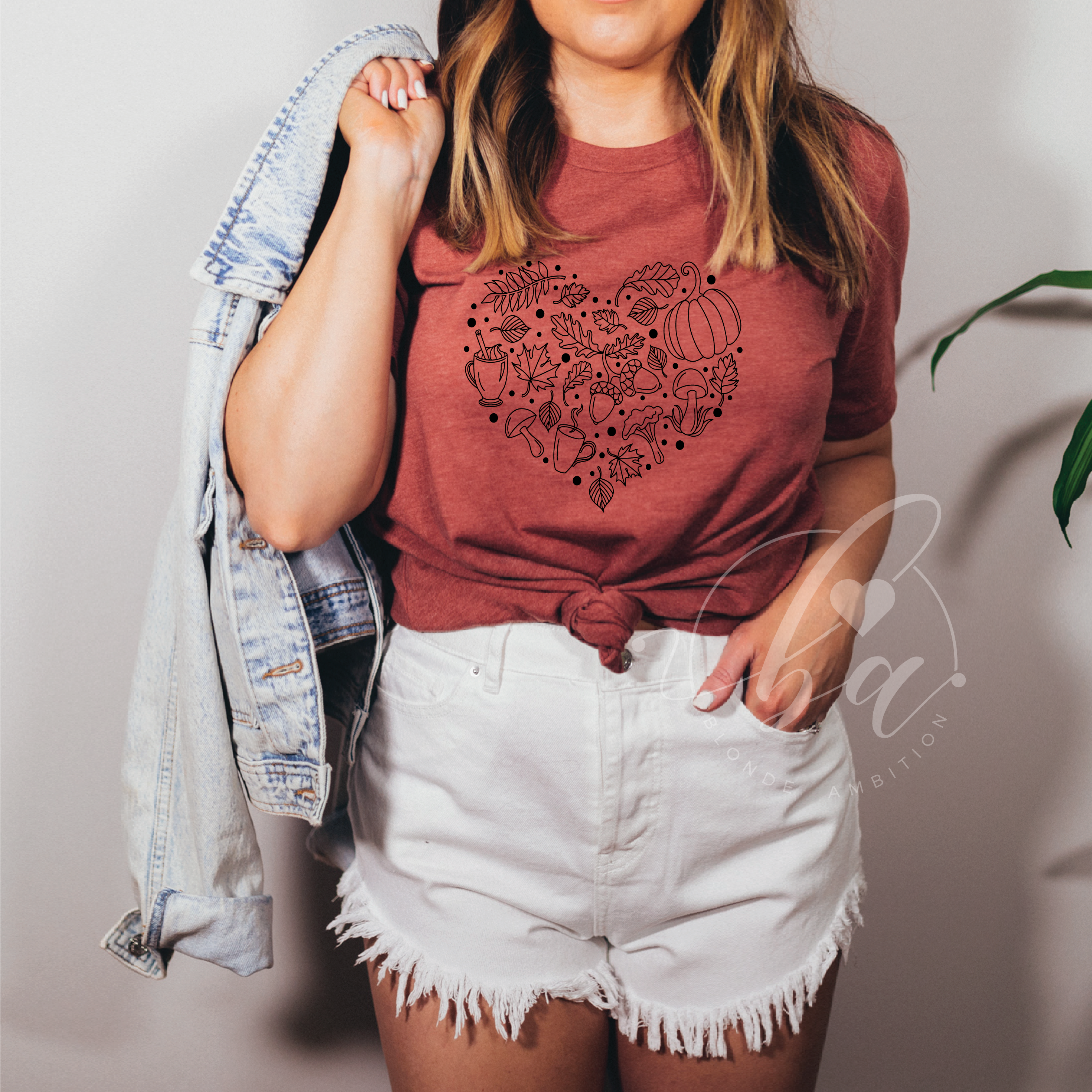 Fall Heart Tee