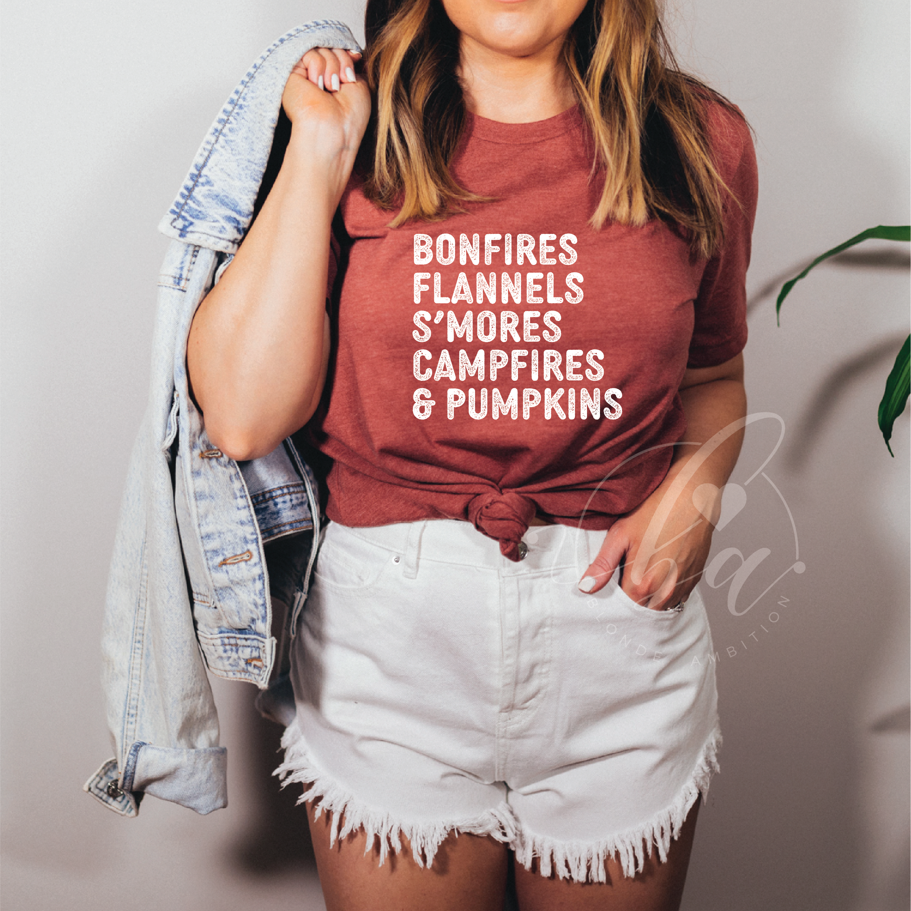 Bonfires, Flannels {Fall} Tee