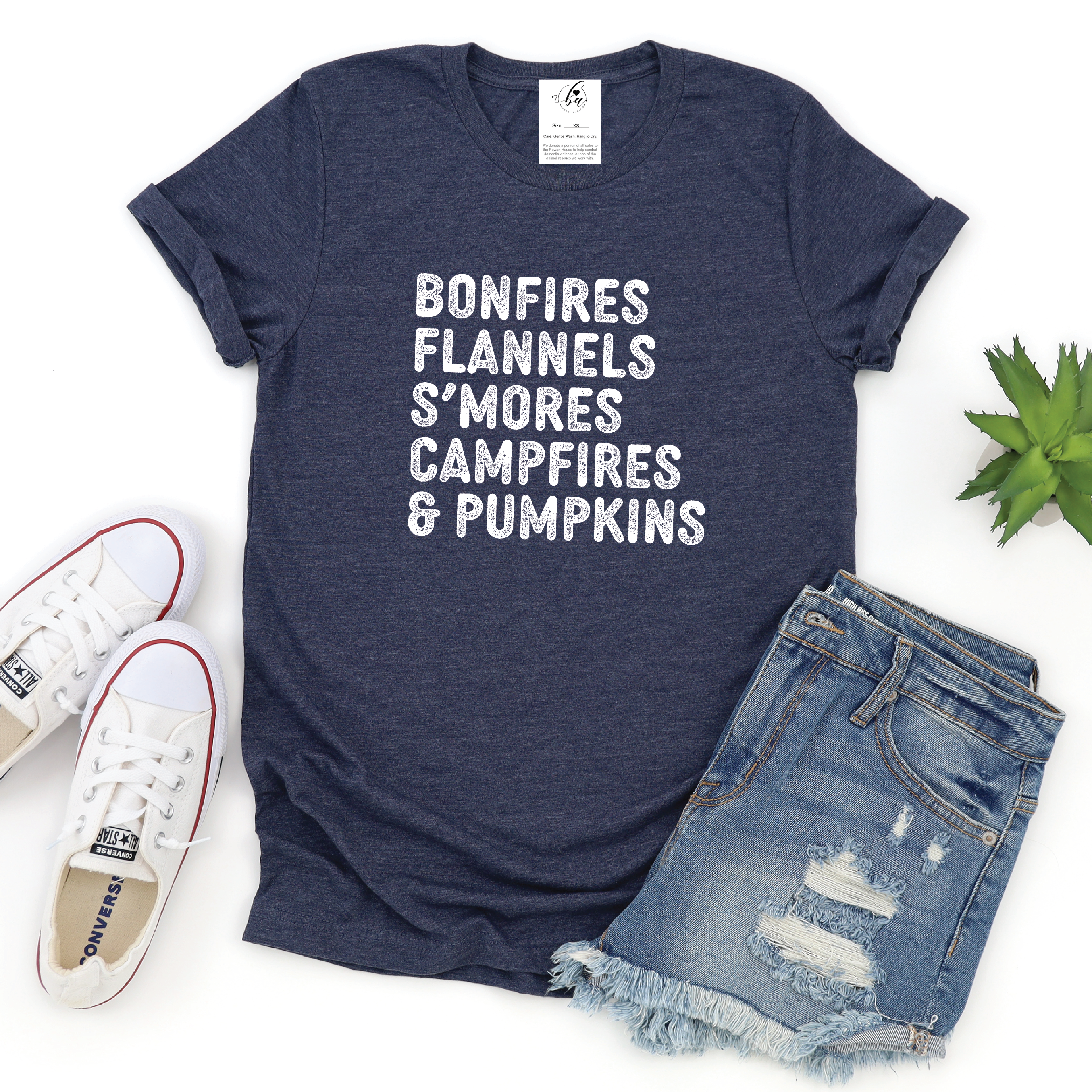 Bonfires, Flannels {Fall} Tee
