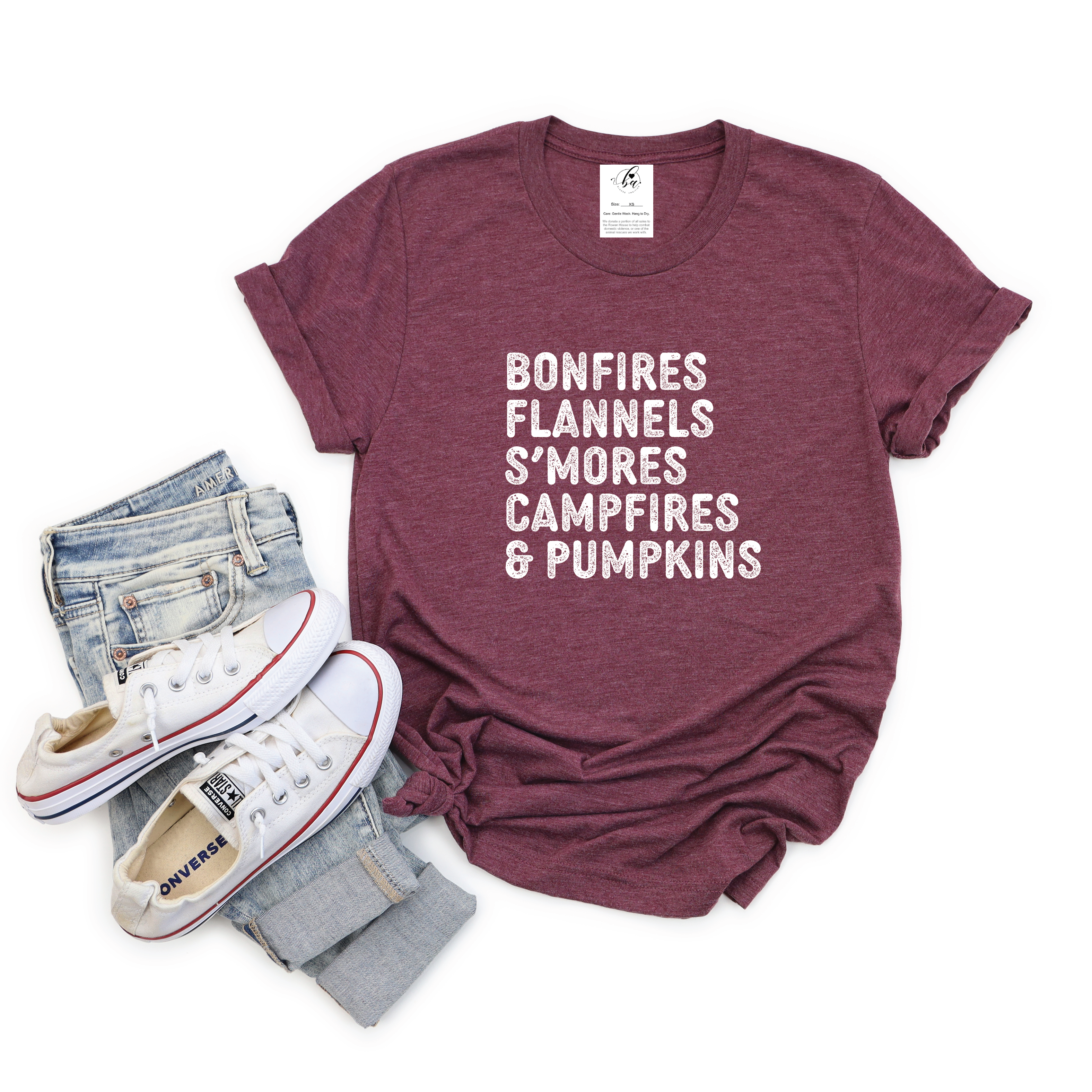 Bonfires, Flannels {Fall} Tee