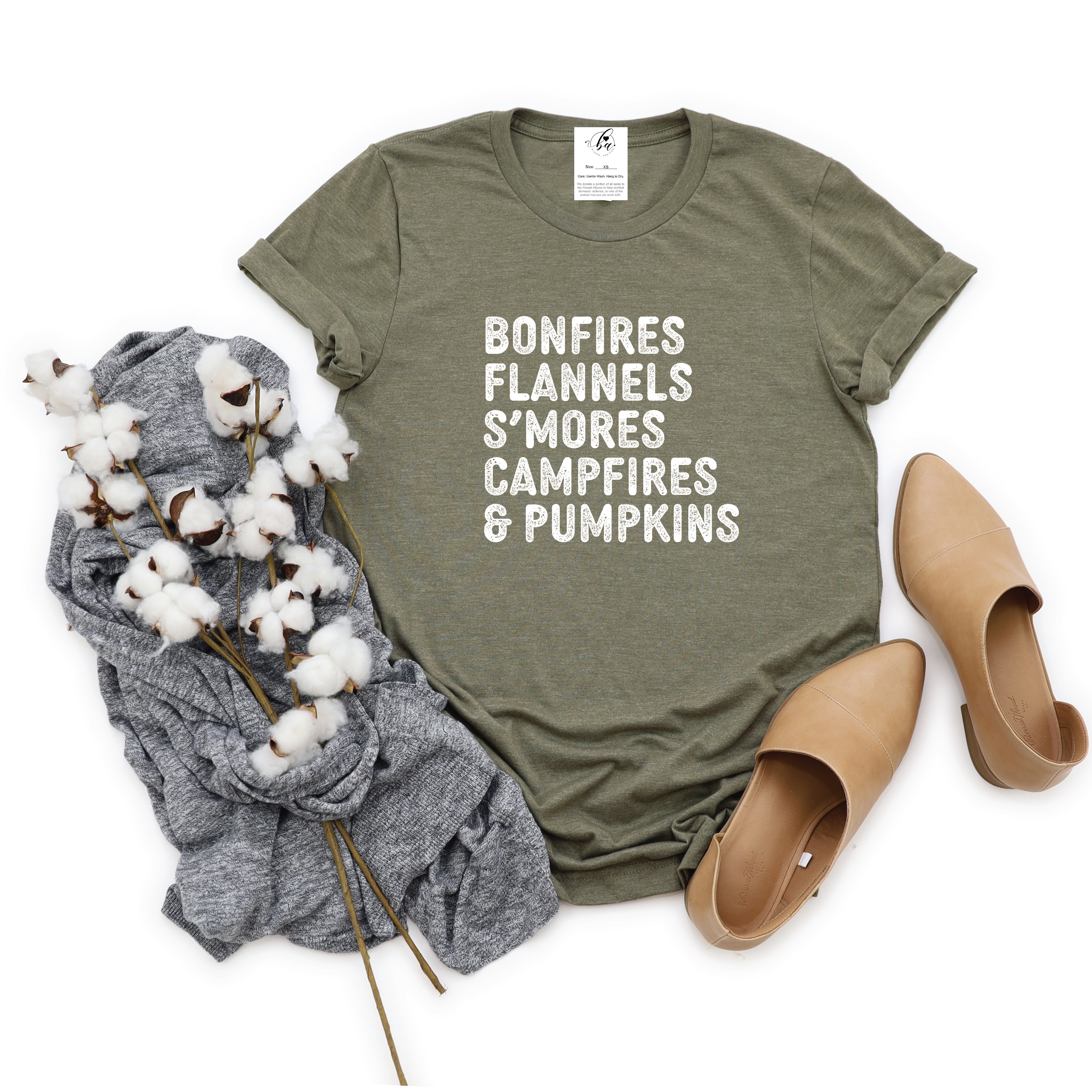 Bonfires, Flannels {Fall} Tee