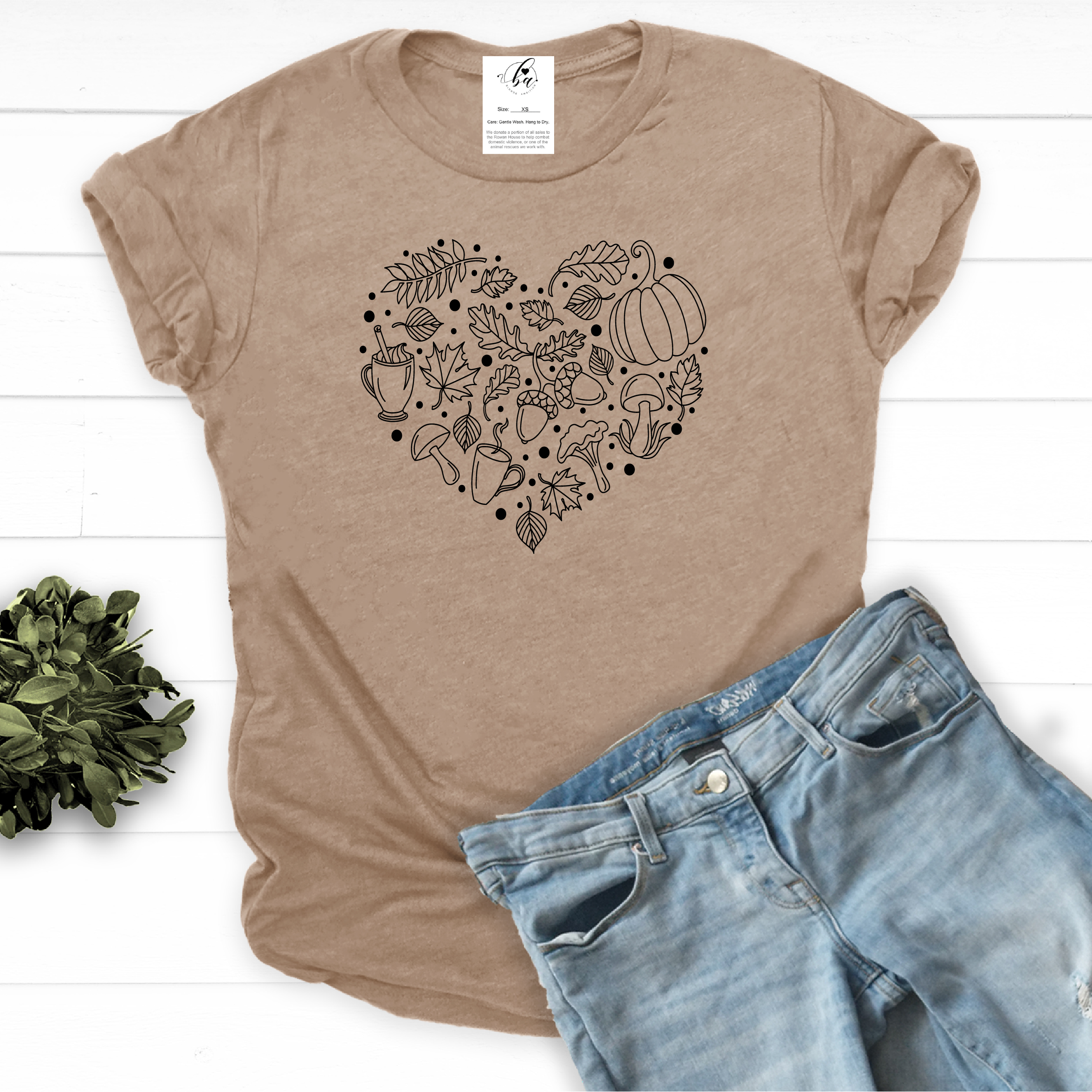 Fall Heart Tee