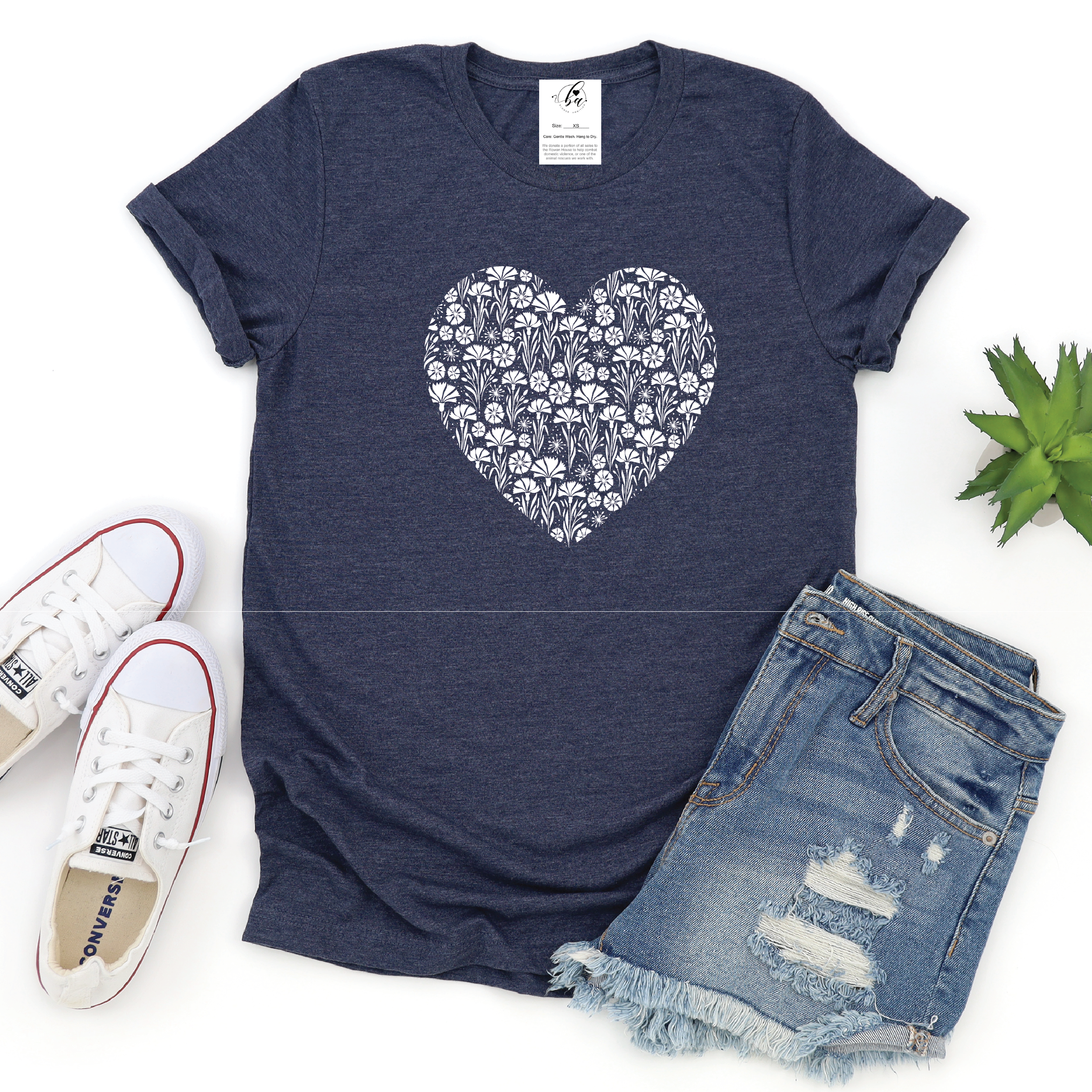 Cornflower Heart Tee
