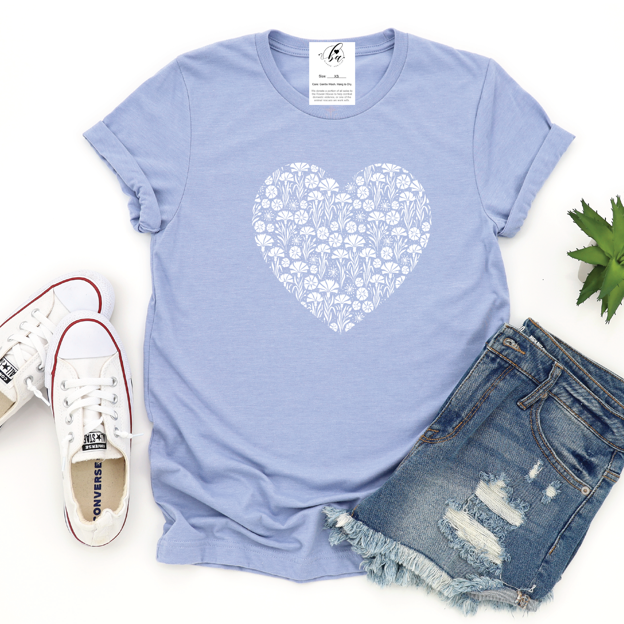 Cornflower Heart Tee