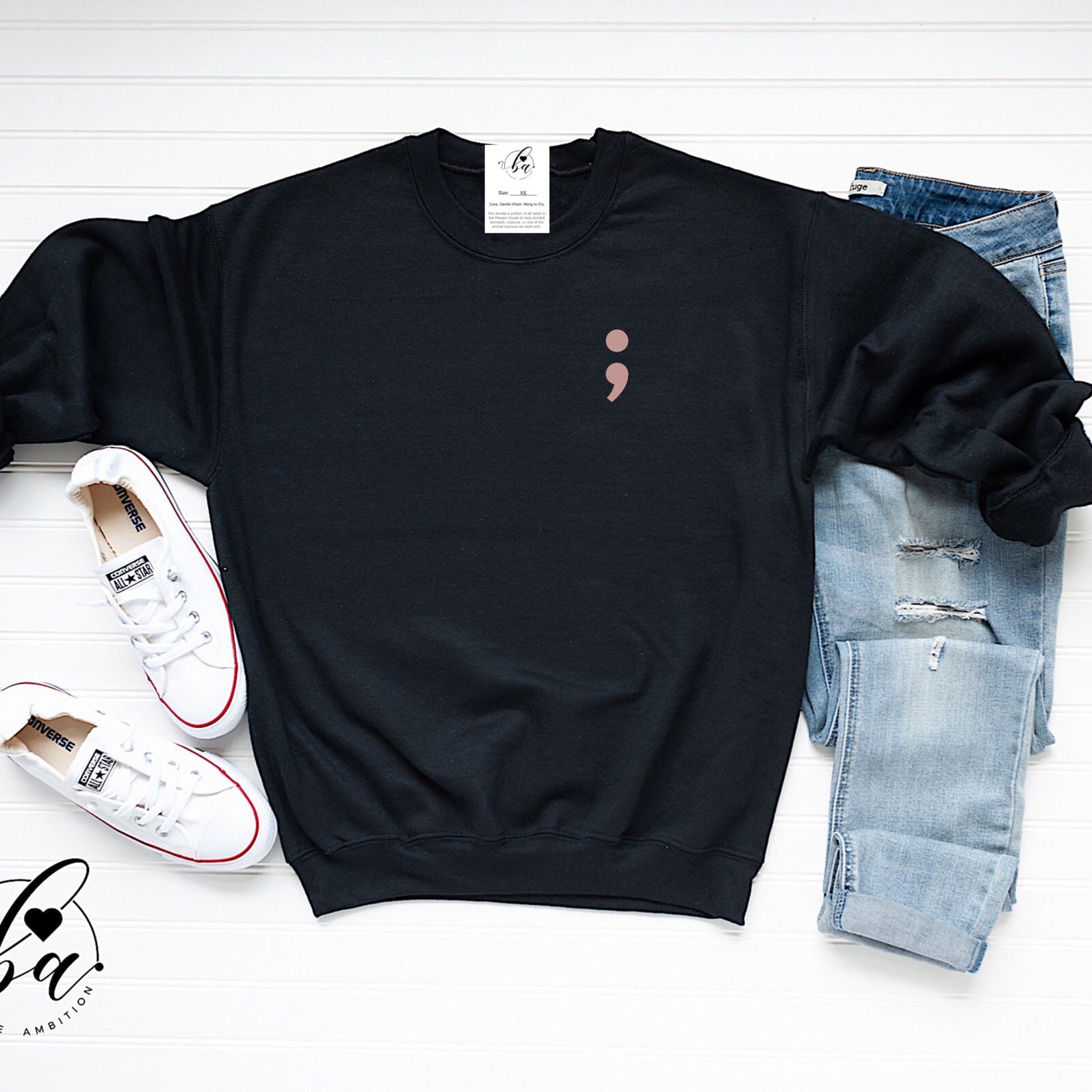 The Story's Not Over Cozy Crew Neck Sweater