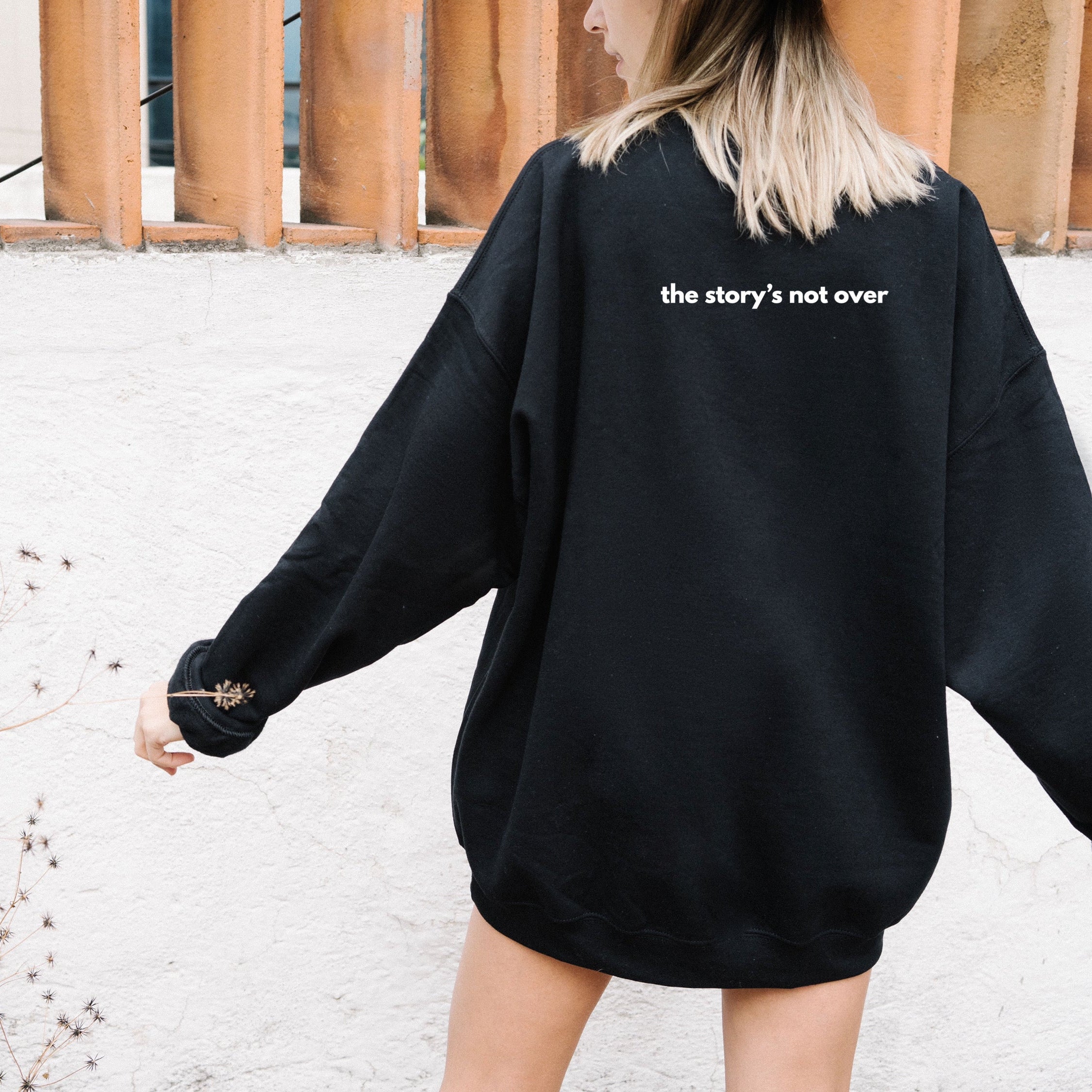 The Story's Not Over Cozy Crew Neck Sweater