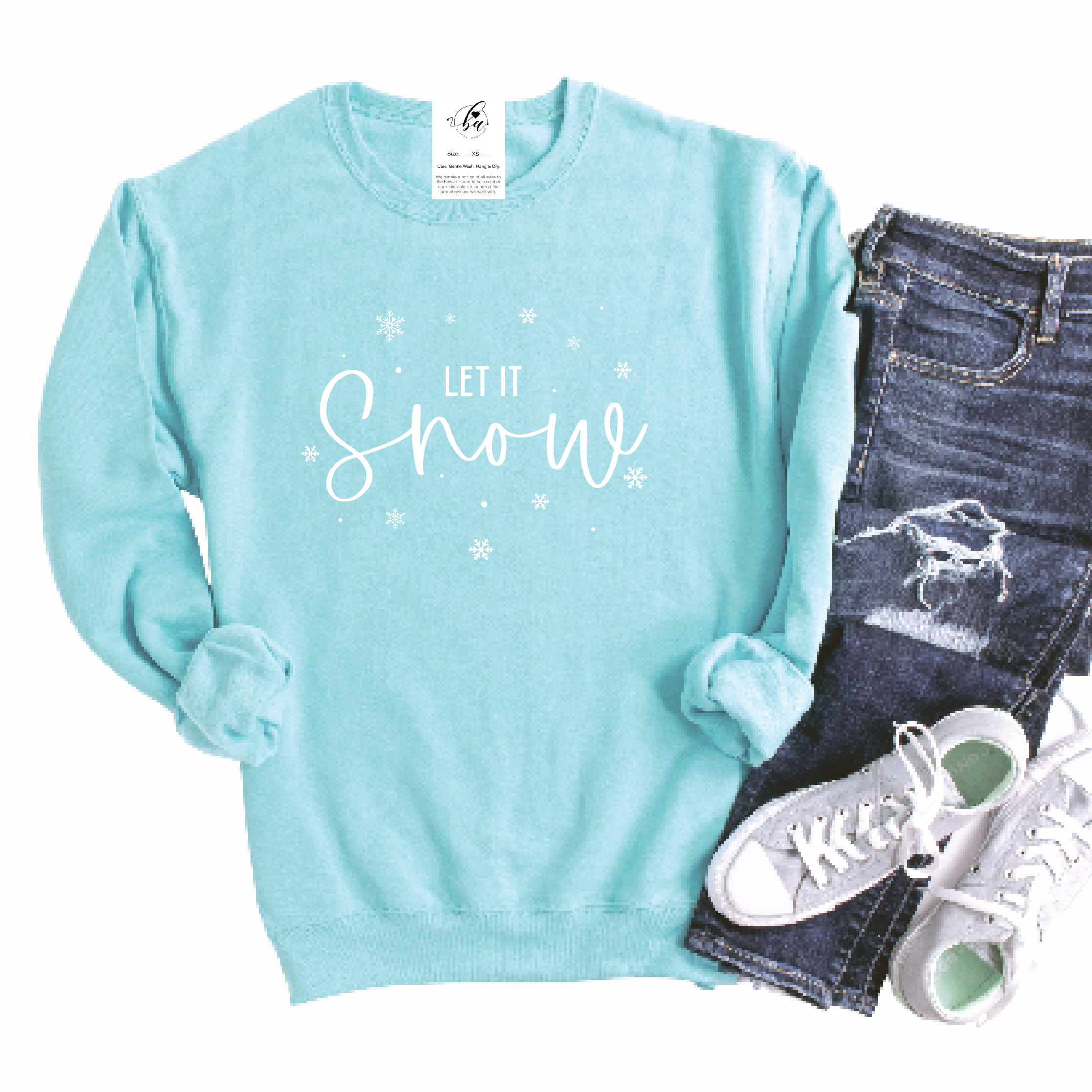 Let it Snow Cozy Crew Neck Sweater