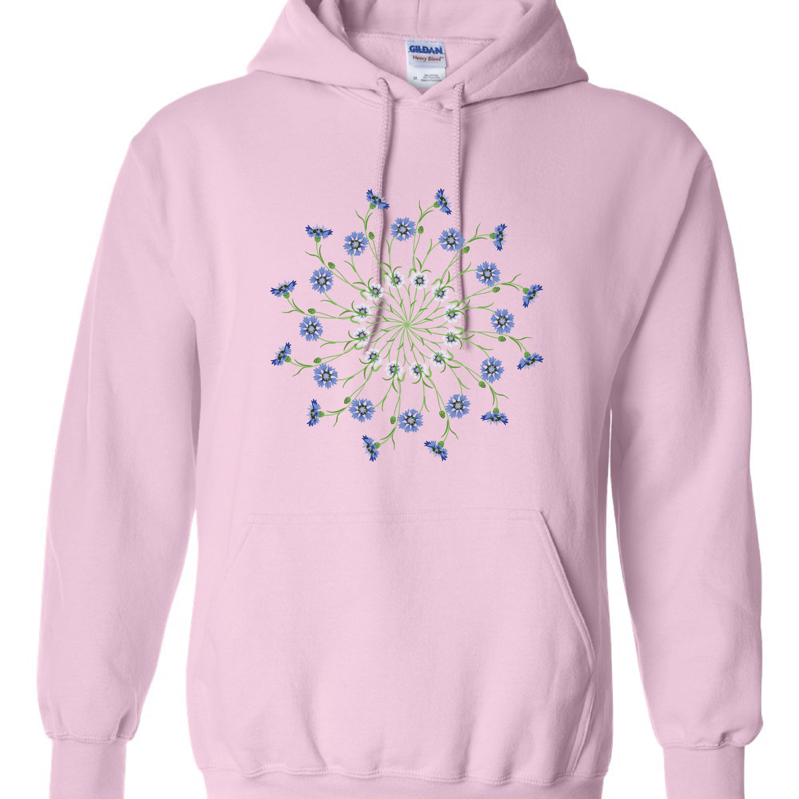 Cornflower Mandala Classic HOODIE